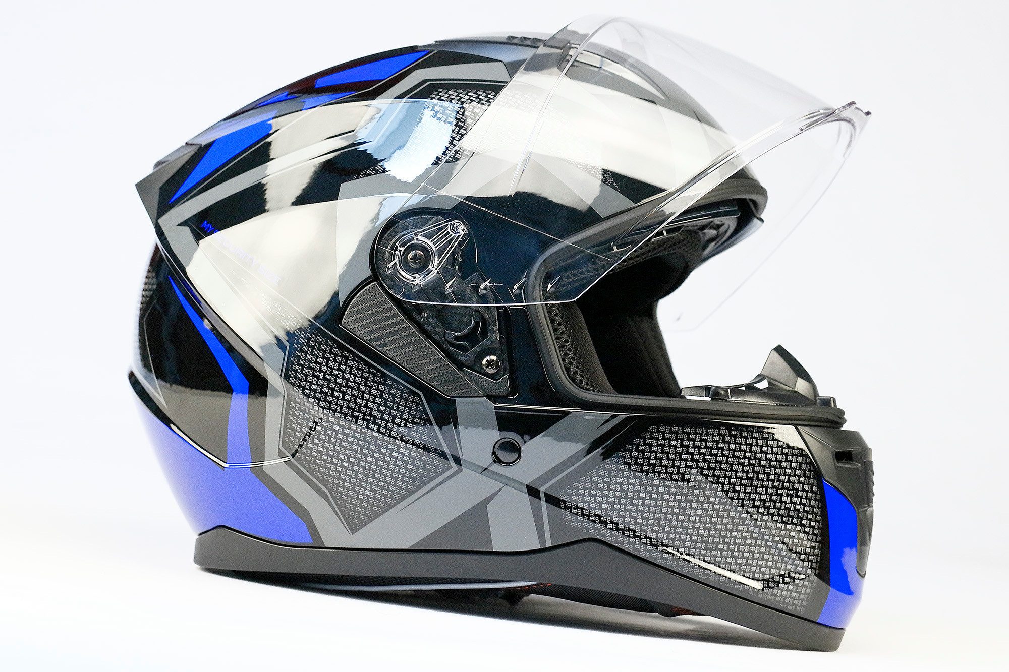 BNO Motorradhelm BNO X6 Integralhelm, mit integrierter Sonnenbrille, ECE R 22-06