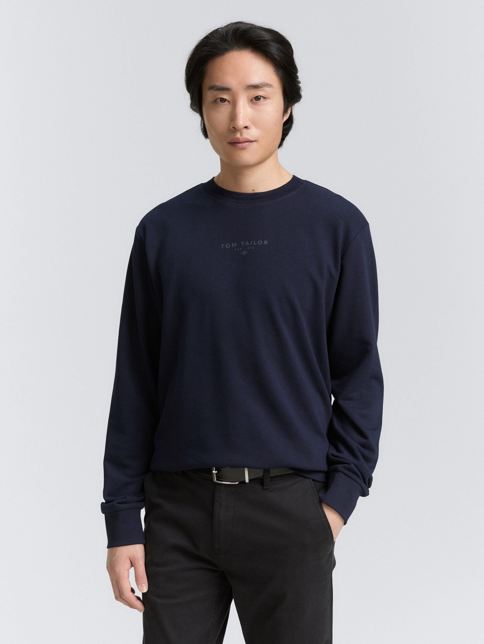 Sweatshirt Crewneck Sweatshirt mit Logo-Print