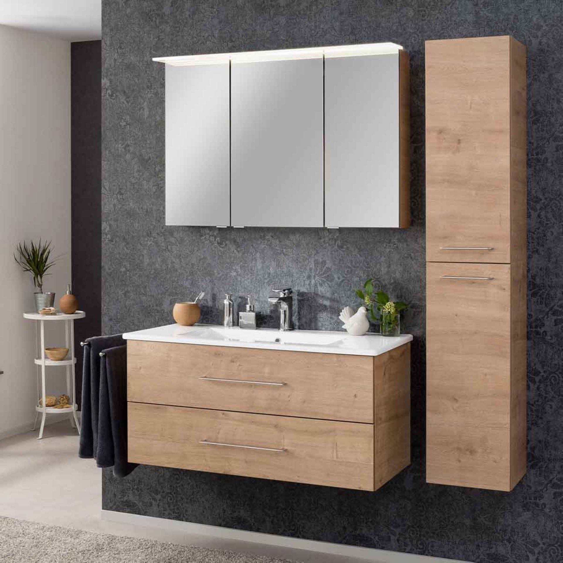 FACKELMANN Badmöbel-Set B.perfekt Badmöbel Set 3-teilig, günstig online kaufen