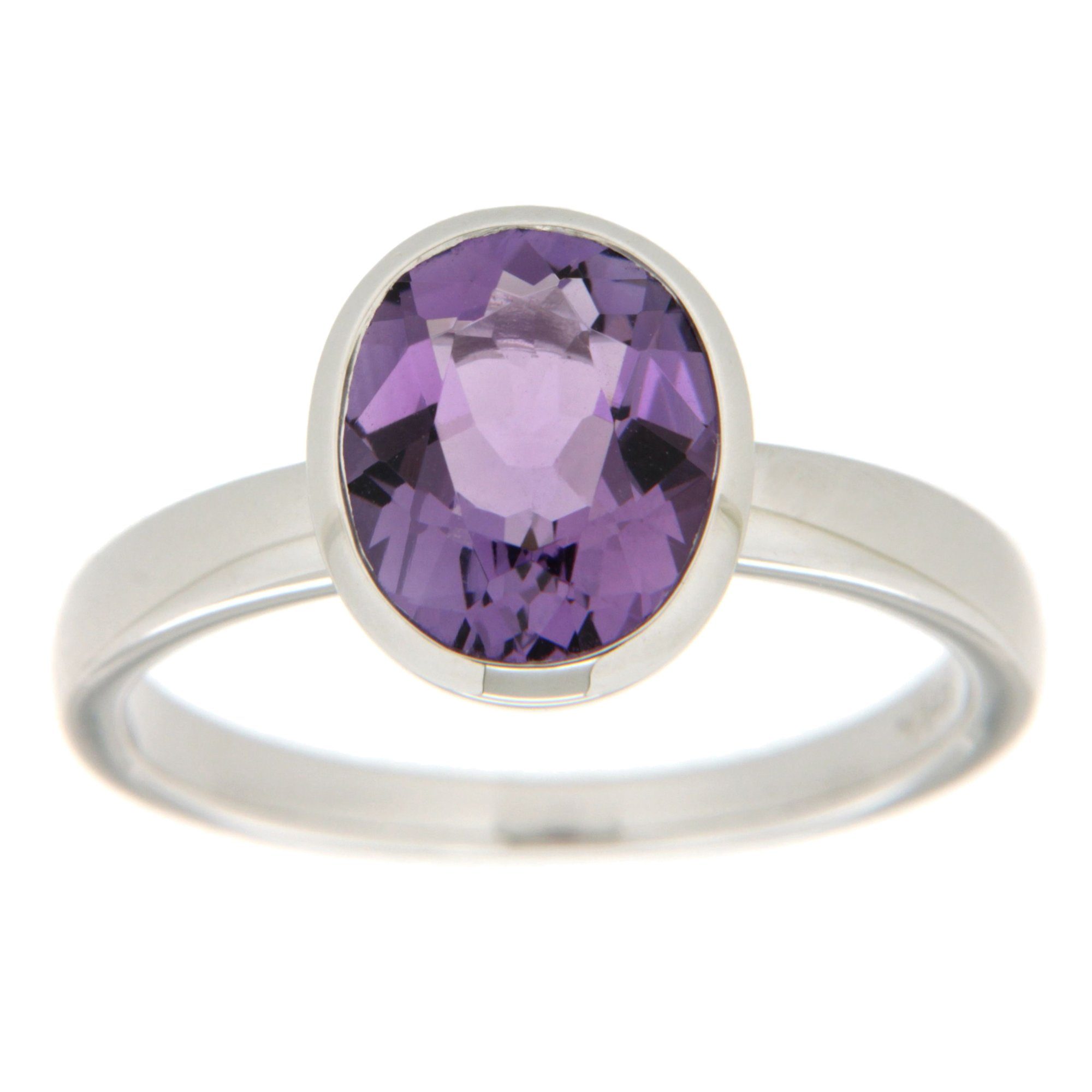 Amethyst mit 585 echtem Fingerring Orolino Gold 10,8mm