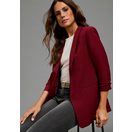 Laura Scott Longblazer mit gerafften Ärmeln