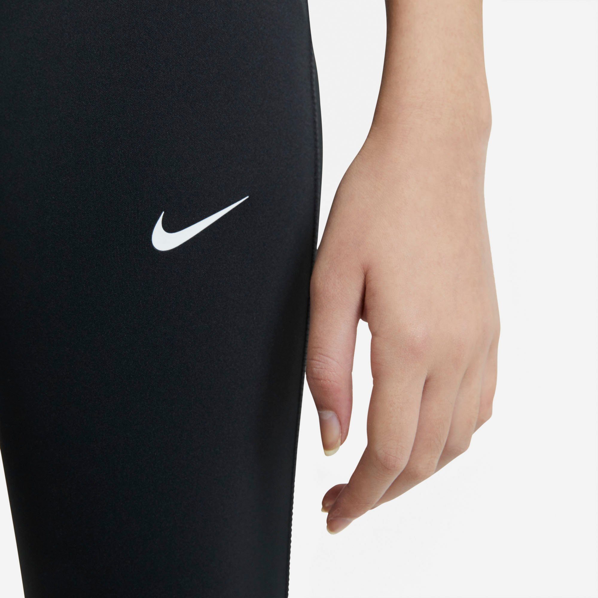 schwarz (GIRLS) Nike KIDS' PRO Trainingstights BIG LEGGINGS