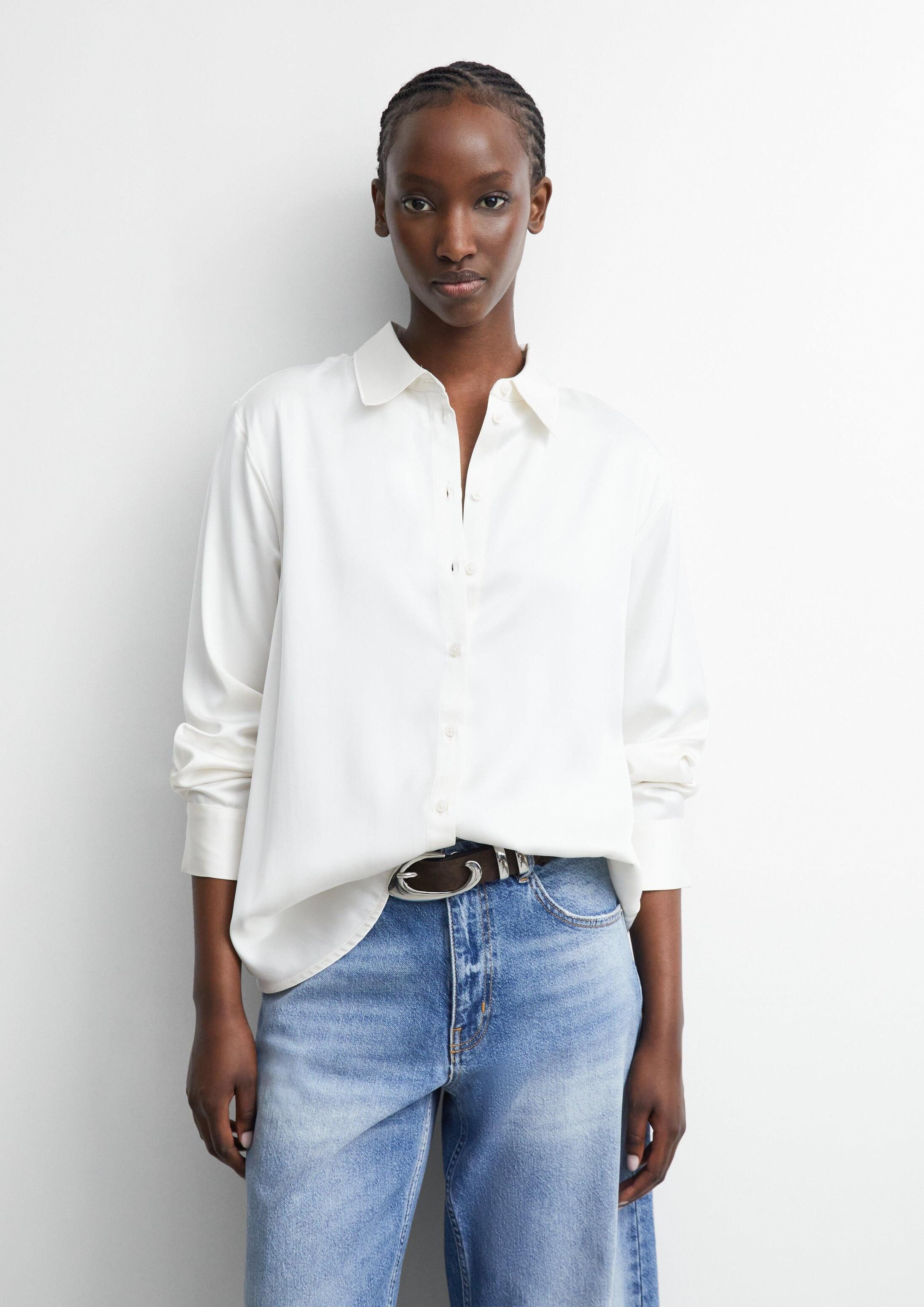 comma Langarmbluse Bluse Bluse
