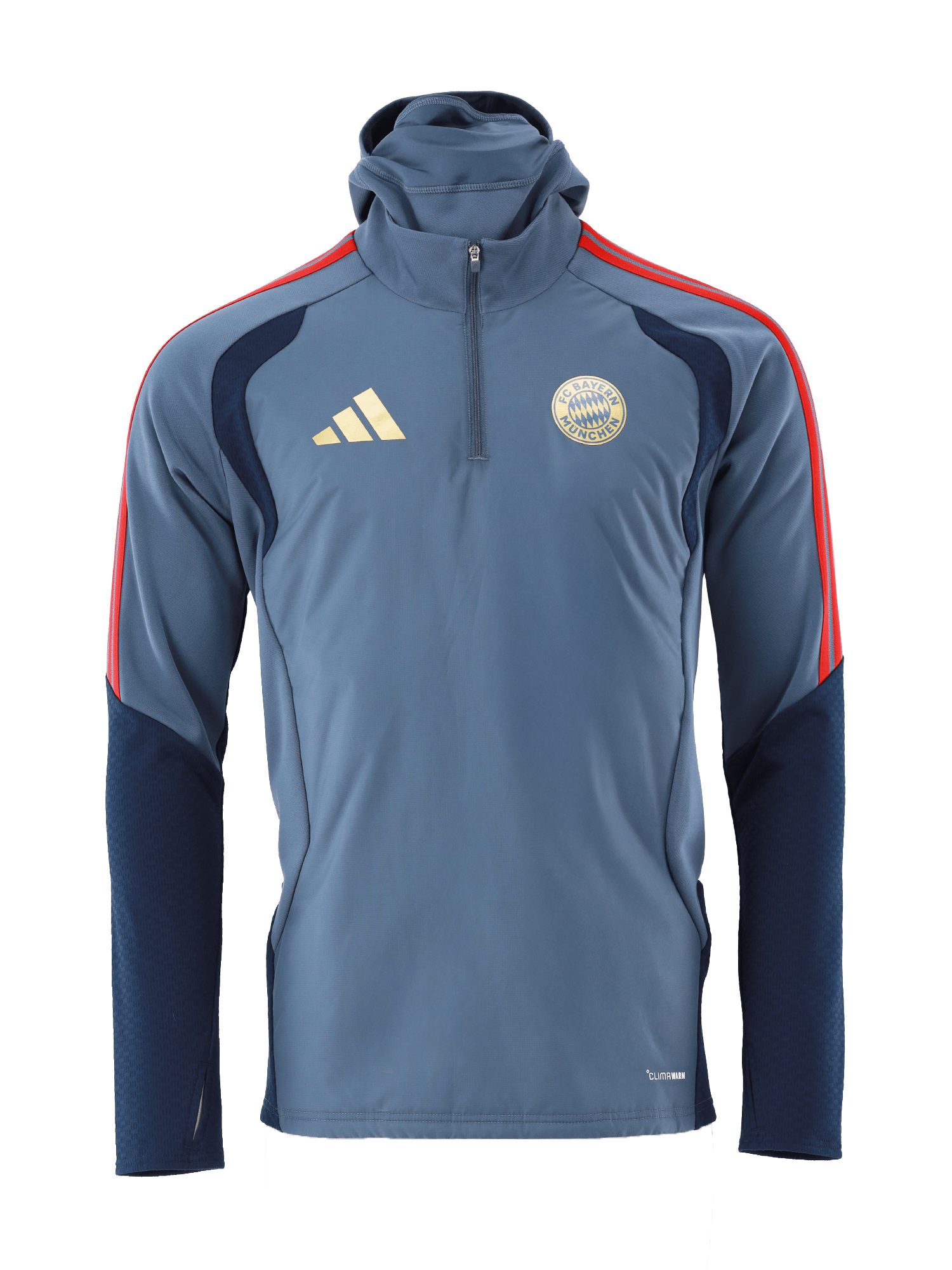 adidas Performance T-Shirt FC Bayern München, Wintertop Teamline, Herren, Blau