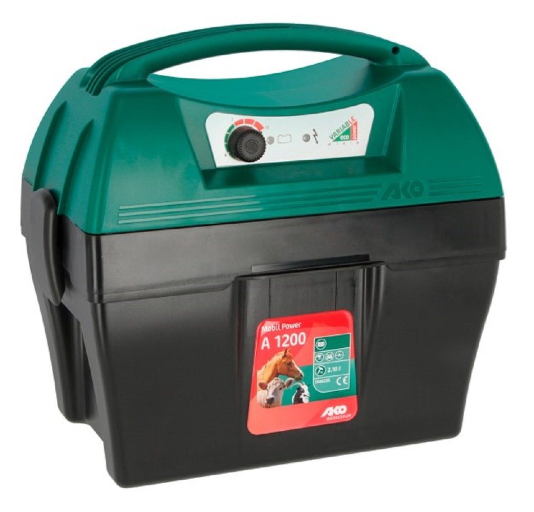 Weidenzaun AKO Weidezaungerät 12 V Mobil Power A 1200 Akkugerät Kerbl 372121 Weidezaun