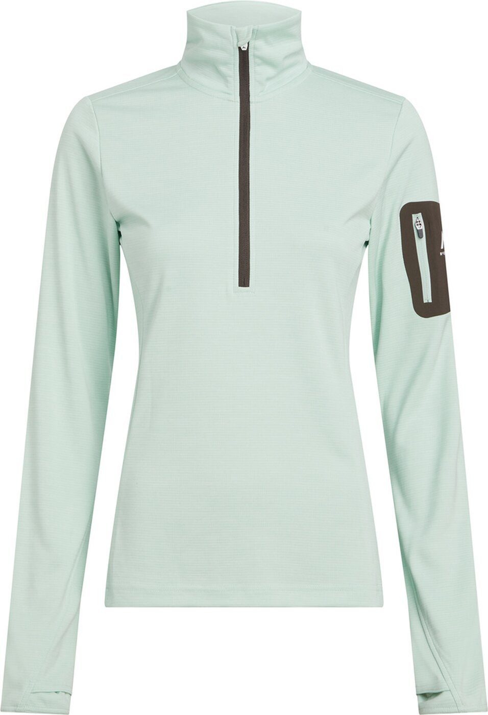 Rollkragenpullover Da.-Langarmshirt Tampo wms GREENDARK/GREENDARK/