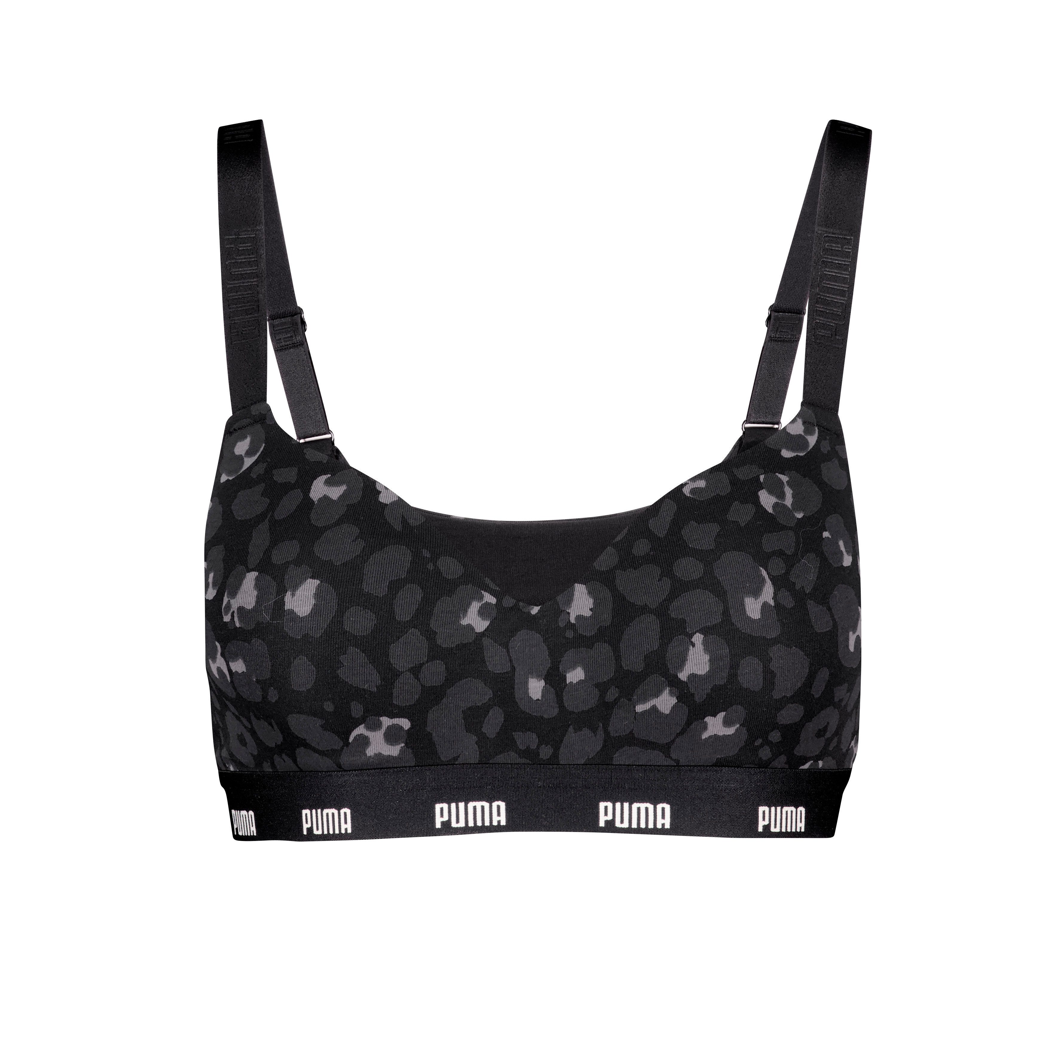 PUMA Sport-Bustier WOMEN PRINTED PADDED TOP (1er Pack) elastisch, Animal-Pr günstig online kaufen