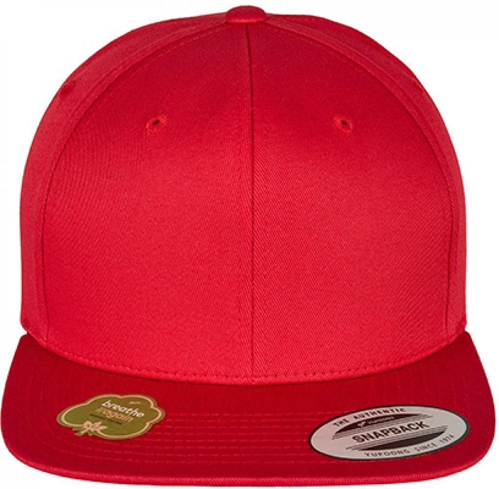 Baseball Cap Organic Cotton Snapback, Bio-Baumwolle