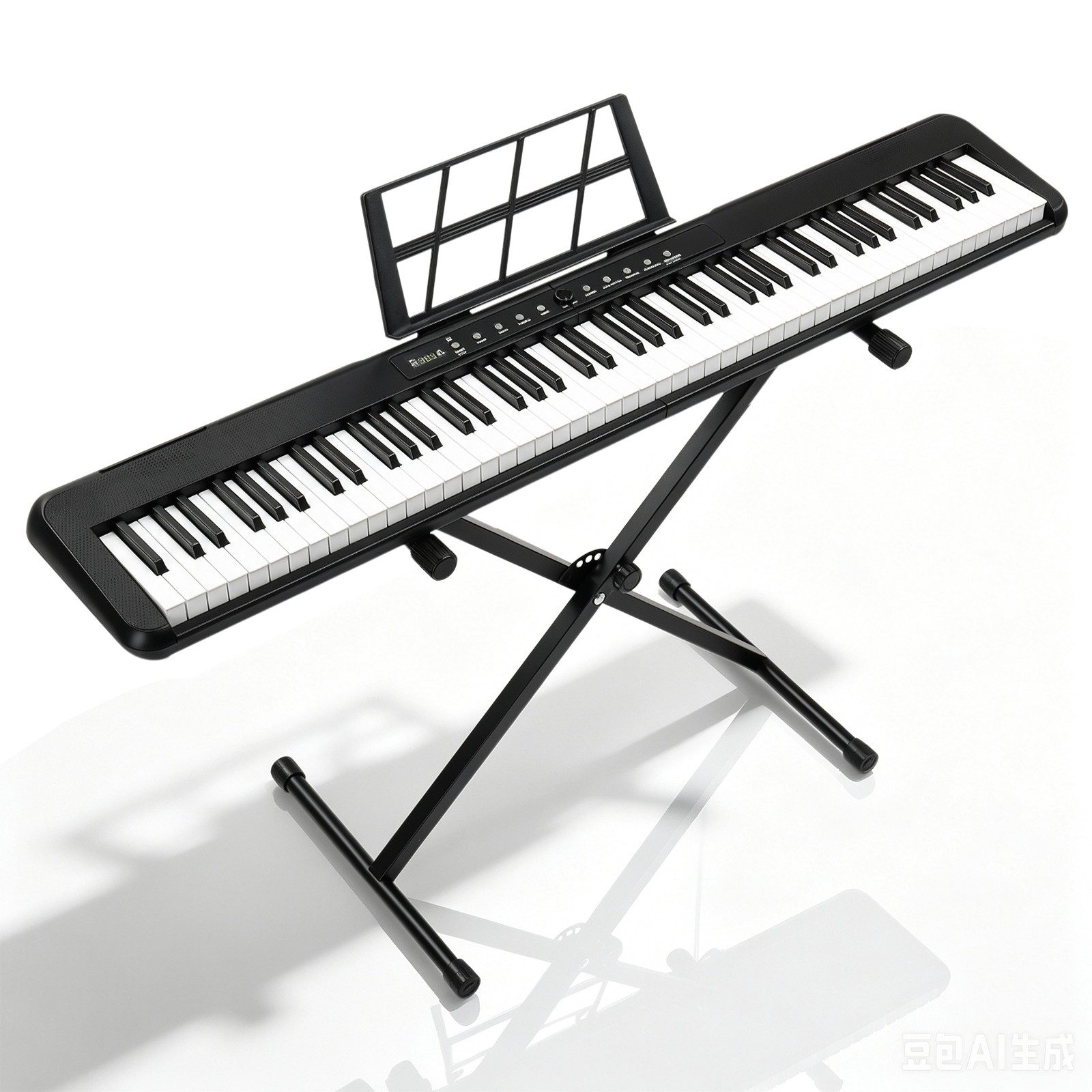 LALAHO Digitalpiano 88 Tasten E Piano halbgewichtete Tastatur Bluetooth, mit Aufnahmefunktion, Metronom & Stereolautsprechern