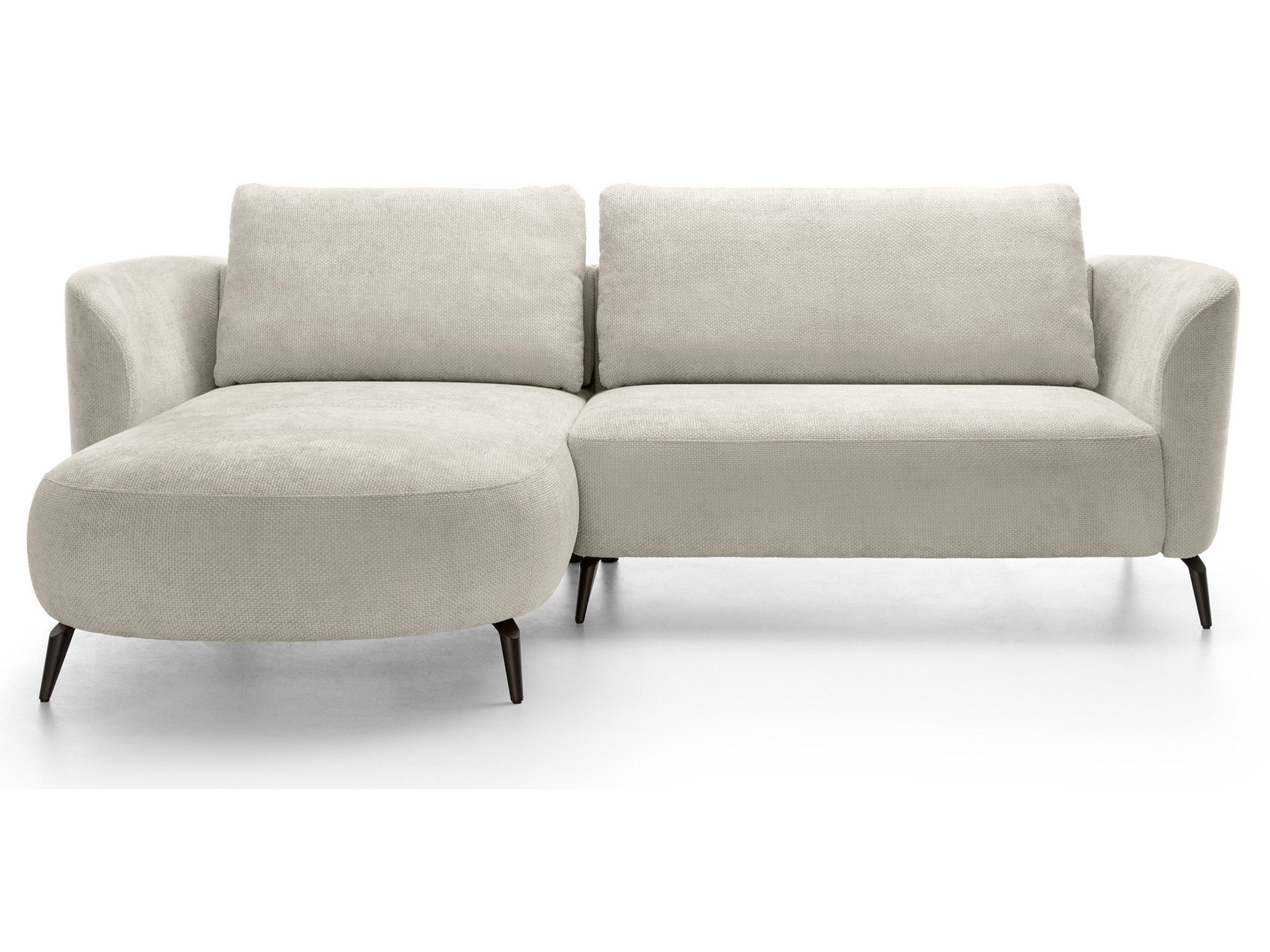 Goldstoff Ecksofa Zenit – L-Form Sofa günstig online kaufen