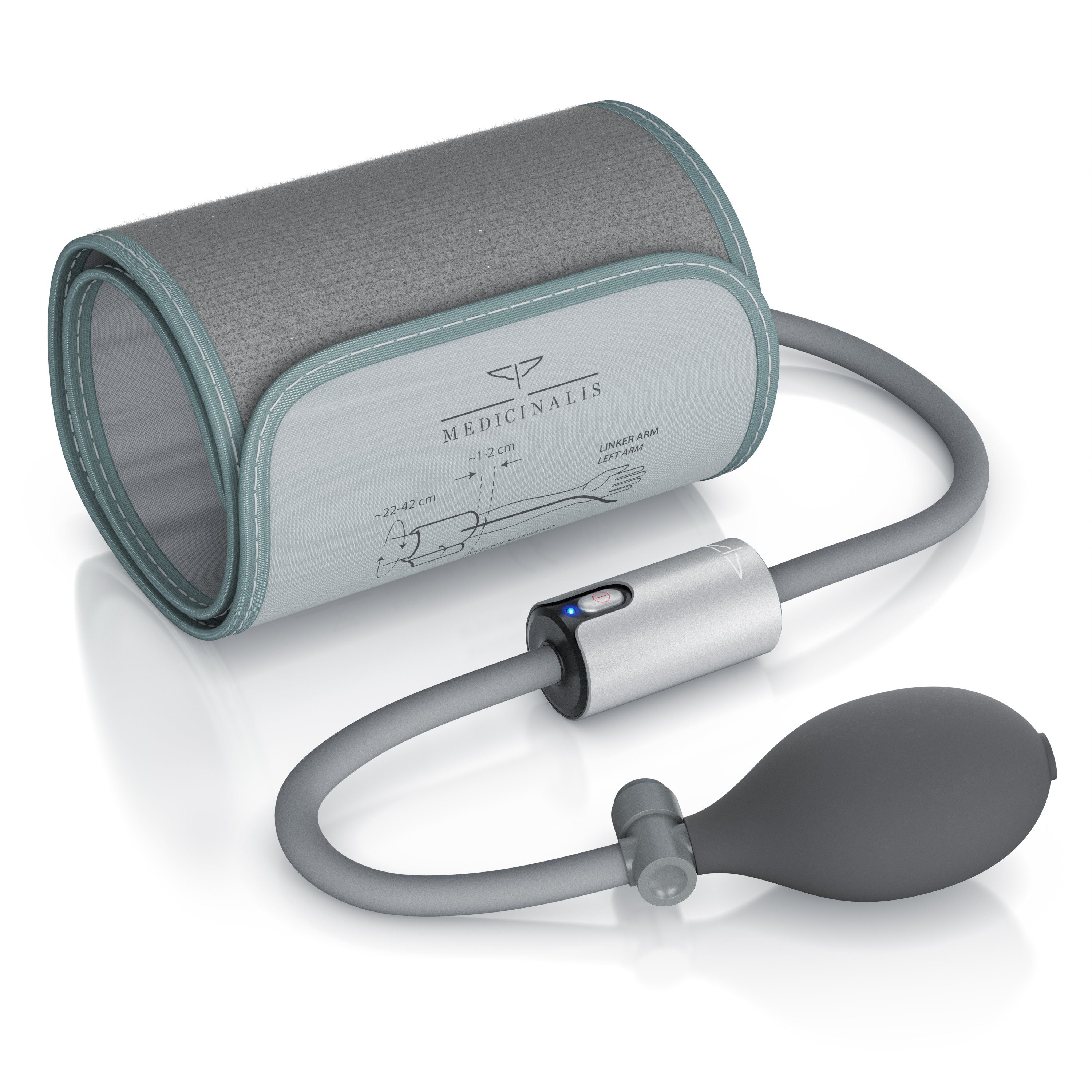 Medicinalis Oberarm-Blutdruckmessgerät, mit Bluetooth, für App, Blutdruck &  Pulsmessung, Pulsoximeter digital