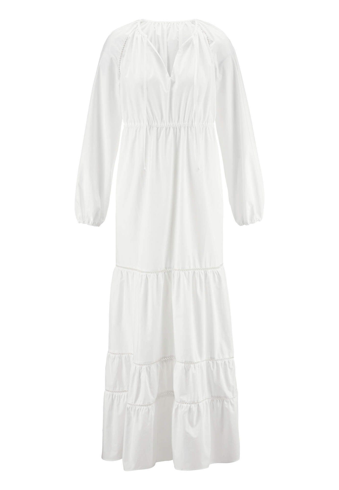A-Linien-Kleid Brushed Popeline Relaxed aus reiner Bio-Baumwolle