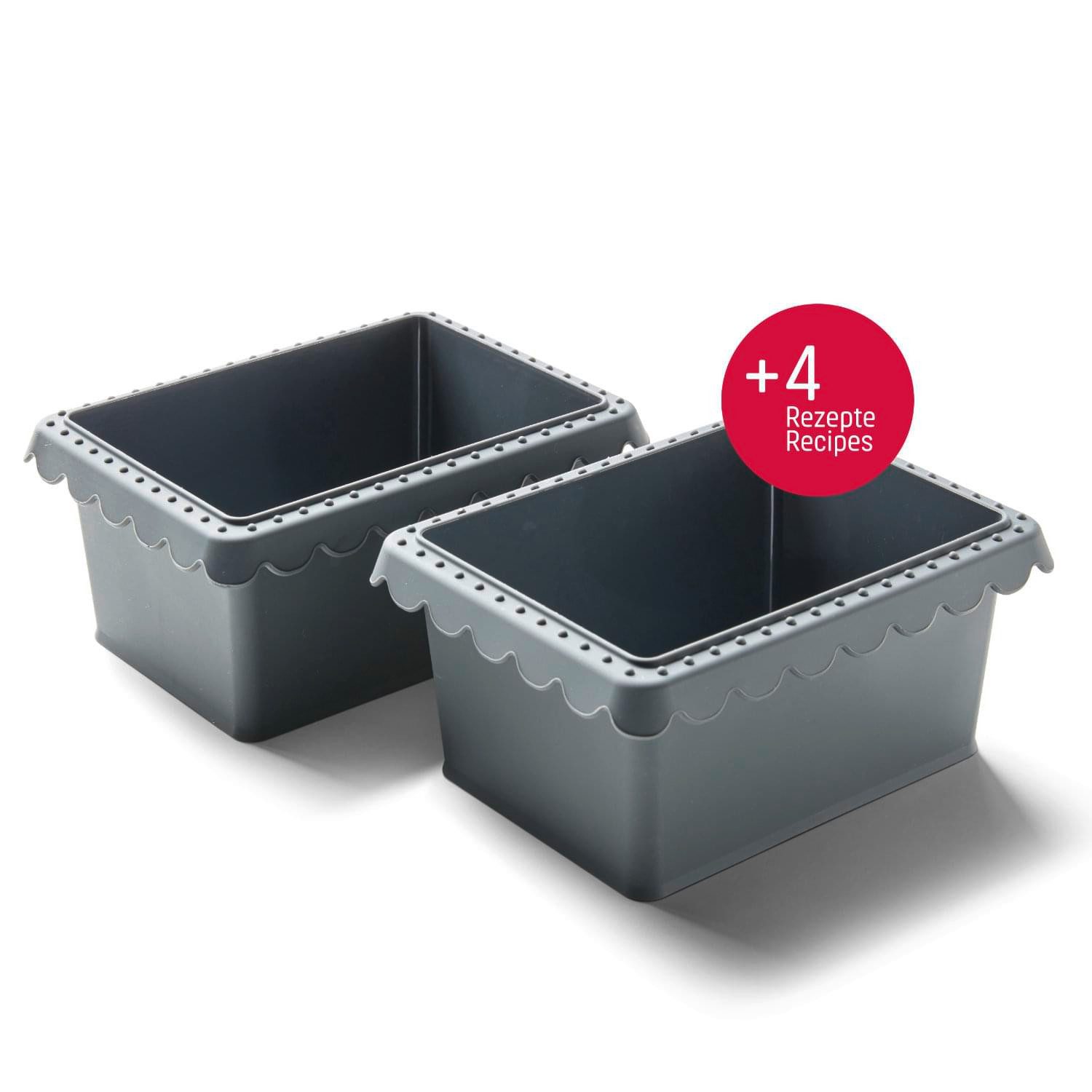 Coolinato Brotbackform 3 in 1 Silikon Universalschüssel