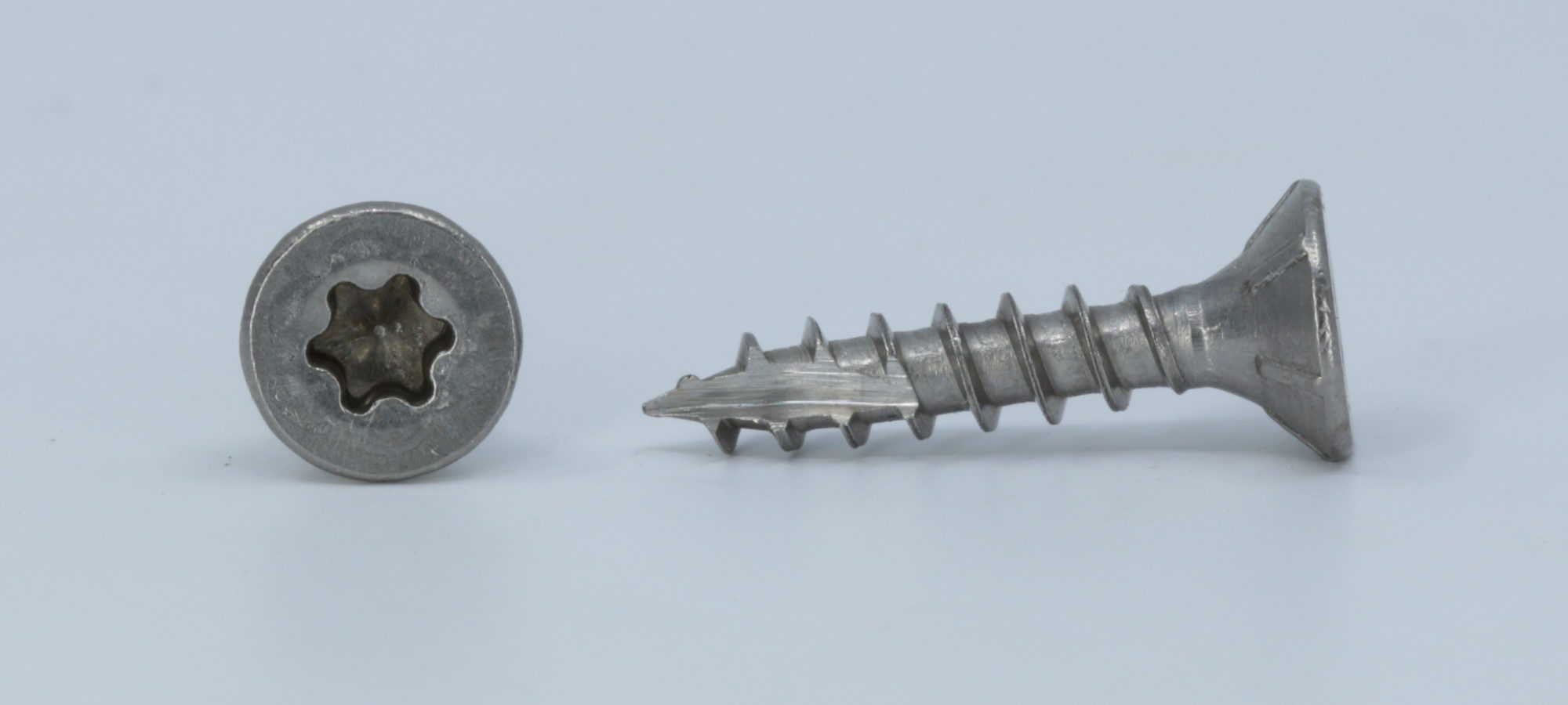 Schäfer-Peters GmbH Spanplattenschraube Spanplattenschraube Senkkopf, Edelstahl A4, 4,0x20 mm, TX 20 Schneidke, (500 St)