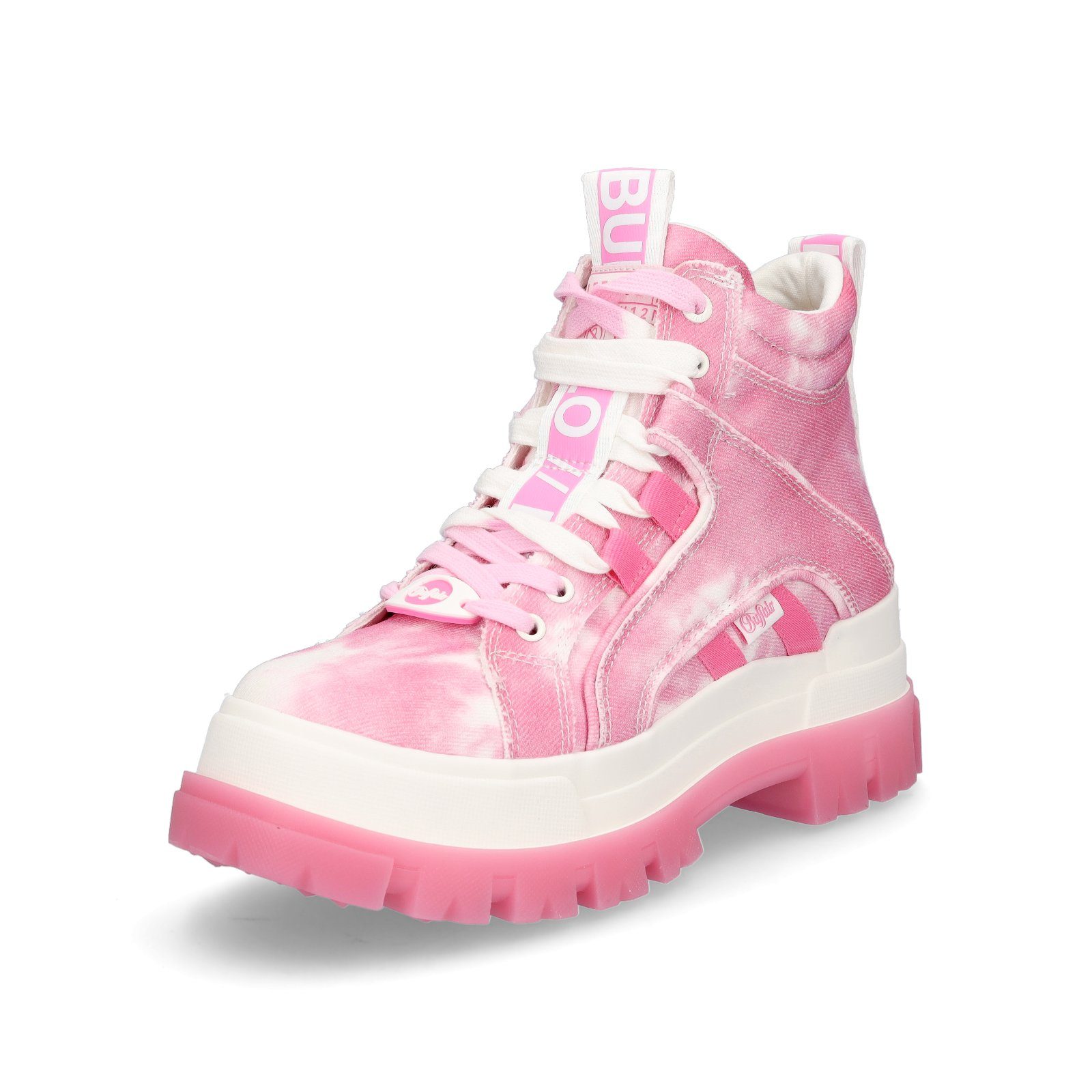 Buffalo Buffalo Damen Schnürboot Aspha NC Mid pink Schnürboots