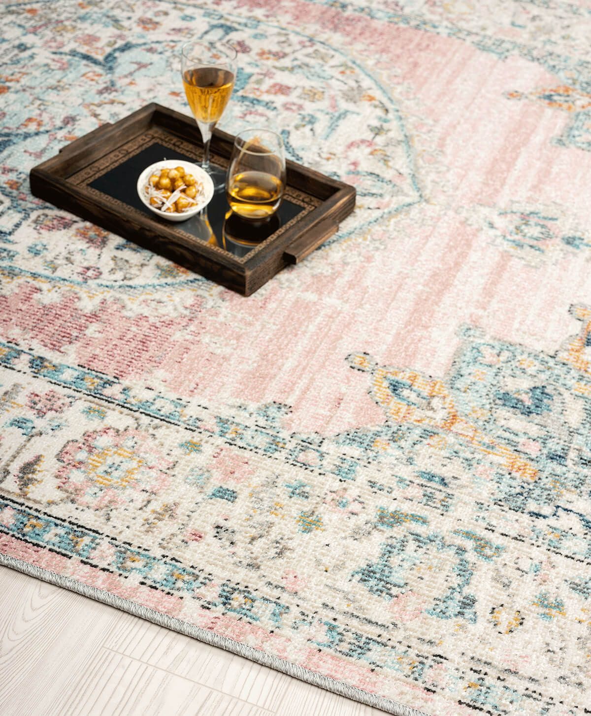 the carpet Teppich Palma Orient, rund, Höhe: 4 mm, Outdoor moderner robuster In und Outdoor Teppich