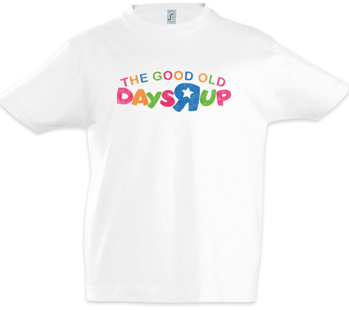 Print-Shirt The Goold Old Days R Up Kinder T-Shirt Over 80s Eigties Toys 90s