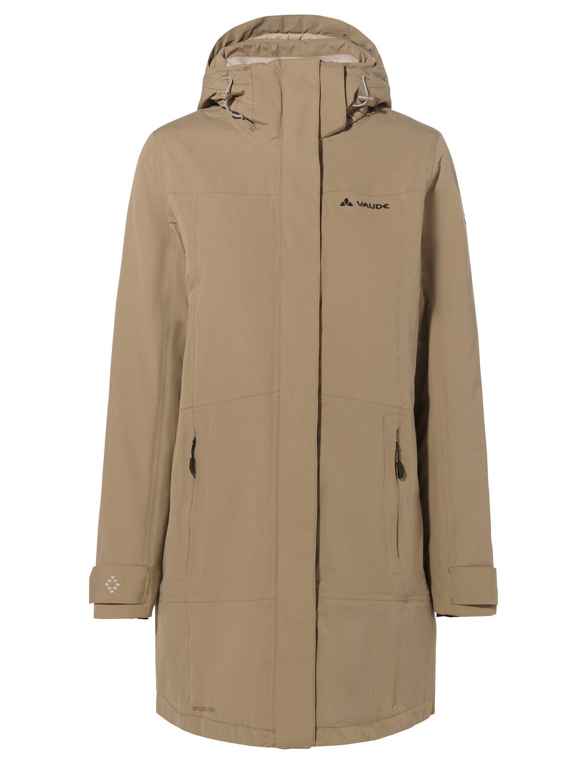 VAUDE Outdoorjacke Women's Skomer Wool Parka II (1-St) moderner und nachhaltiger Damen Parka