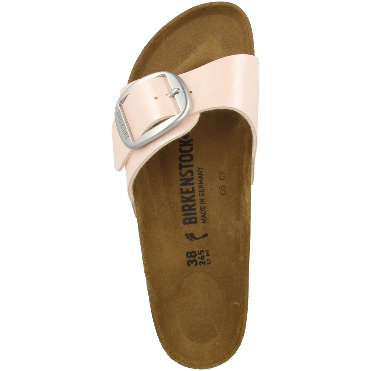 Birkenstock Madrid Big Buckle Birko-Flor schmal Damen Sandale Sandaletten, Sommerschuhe, Badeschuhe, Riemchen, Schlappen