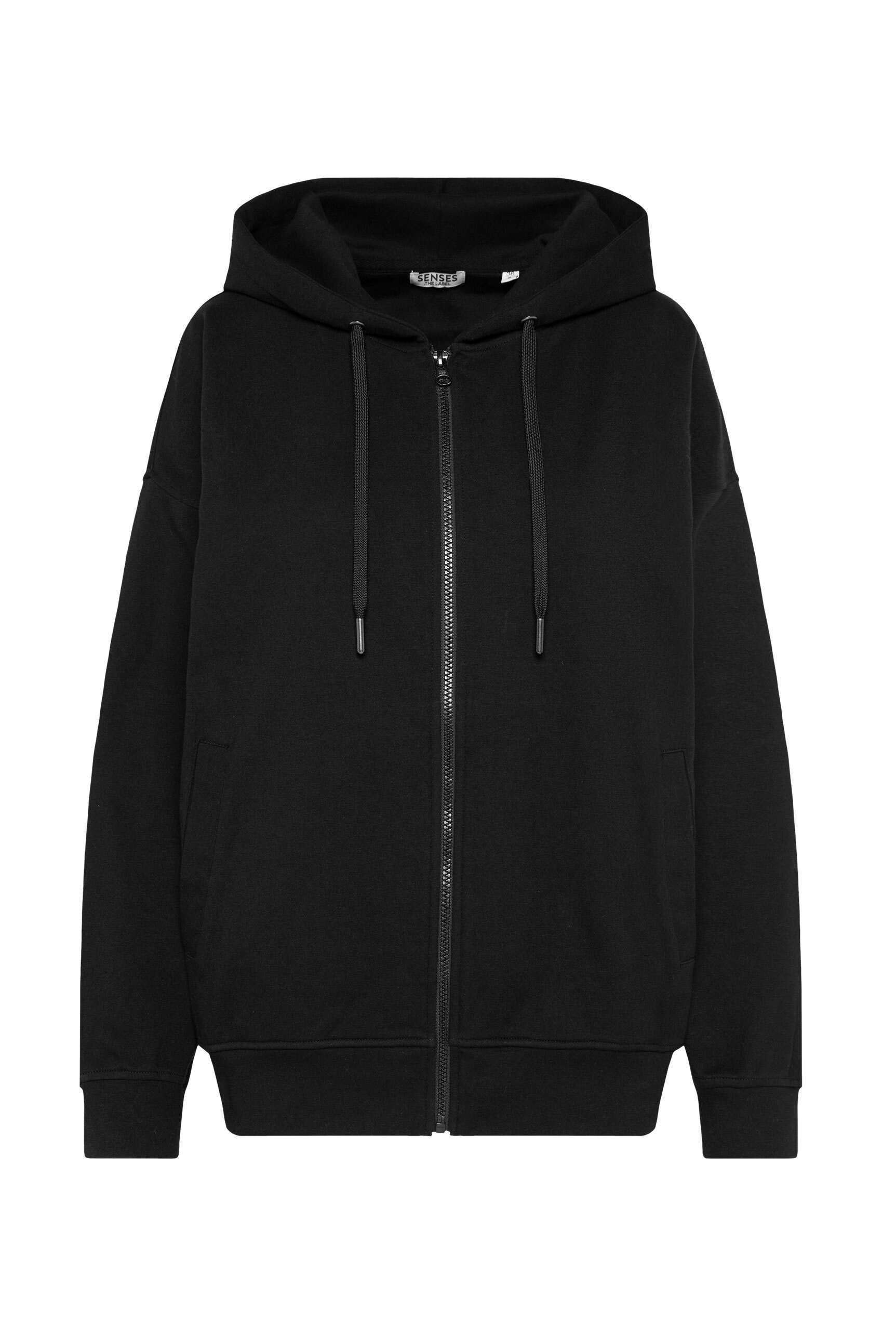 SENSES.THE LABEL Kapuzensweatjacke mit Baumwolle – Bild 2 von 5