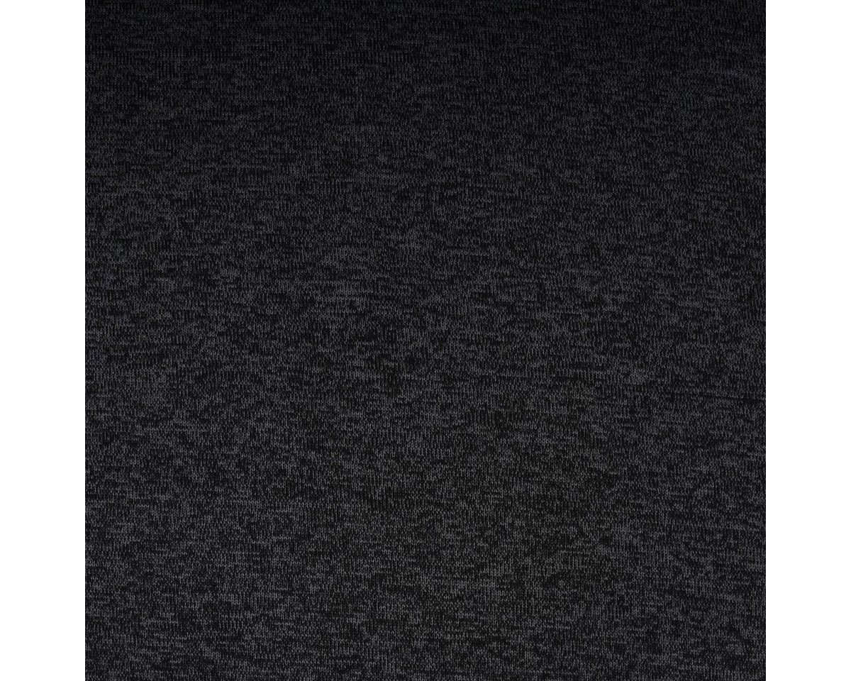 Thumbnail - SCHÖNER LEBEN. Stoff Sweatstoff Stricksweat schwarz grau meliert 1,55m
