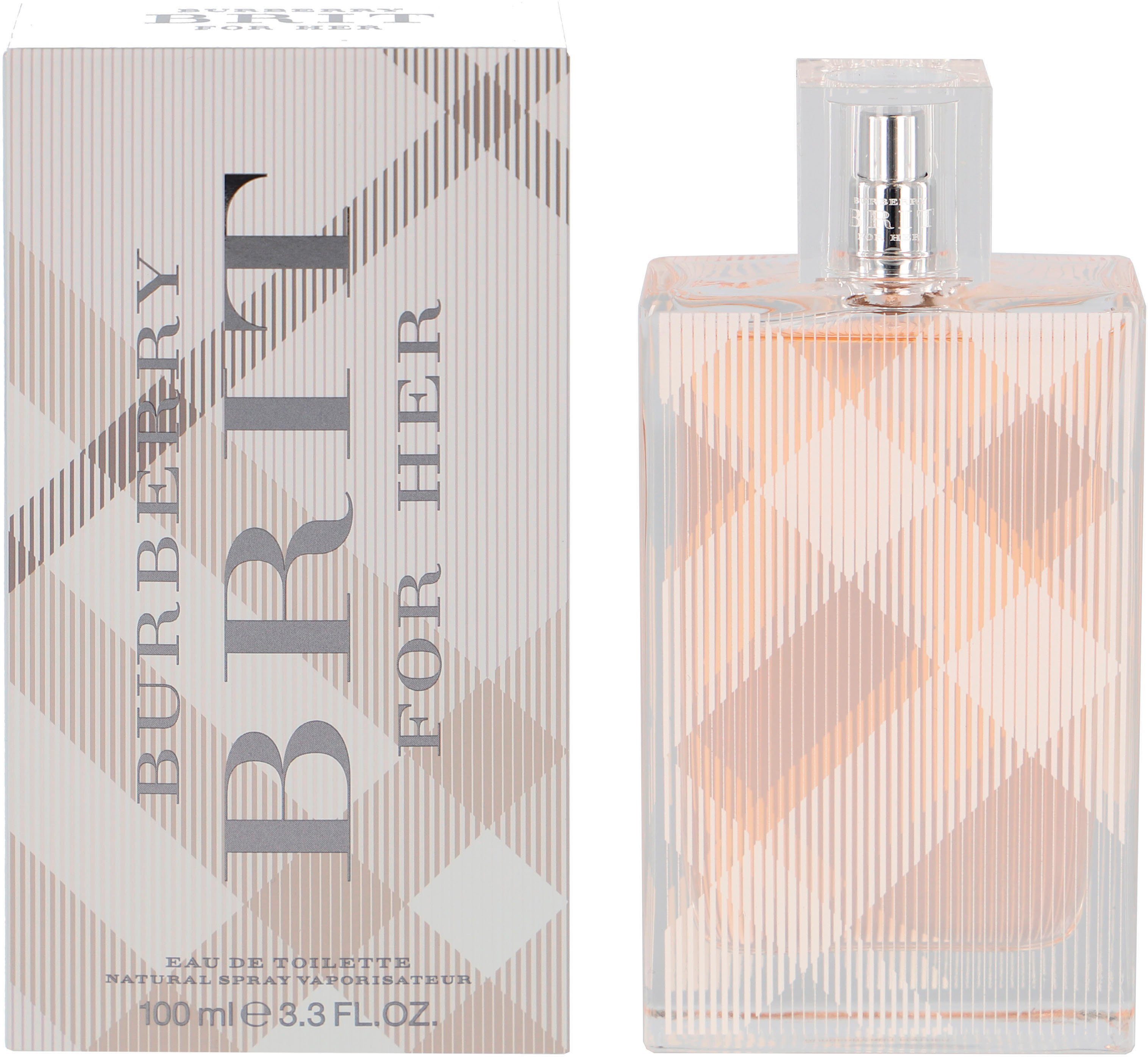 BURBERRY Eau de Toilette BRIT EDT, mit süßen Noten