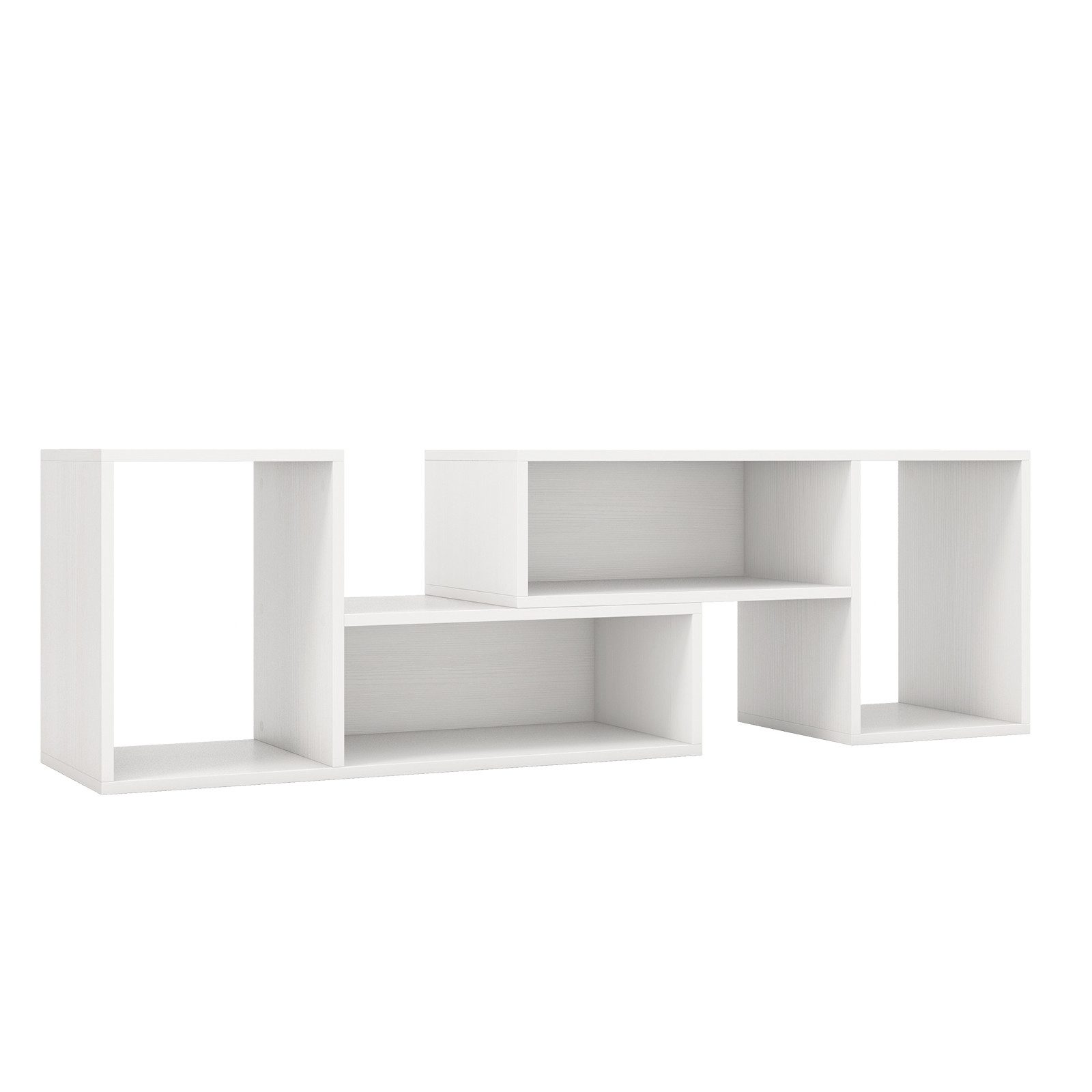 COSTWAY TV-Schrank TV-Regal freie Kombination, mit offenen Regalen, 110-134 günstig online kaufen