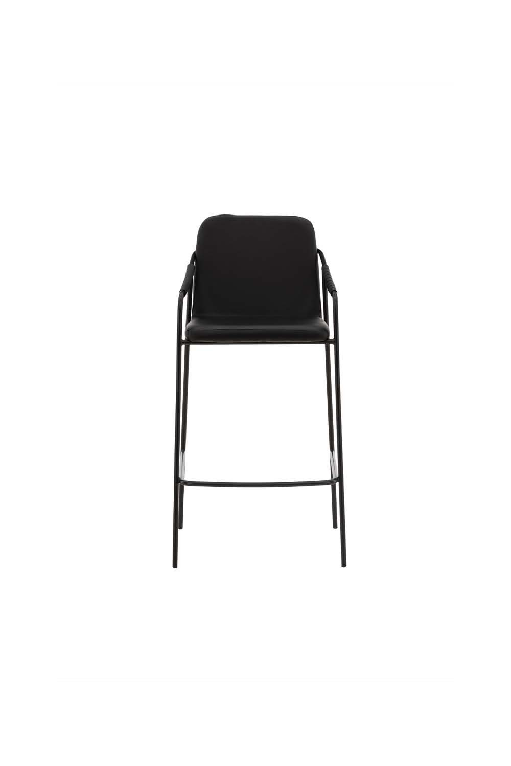 Barhocker 2er Set Tvist Barhocker mit Armlehne PU Kunstleder