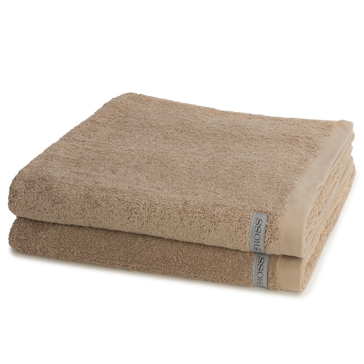 ROSS Handtuch Set Sinfonie, Walkfrottee (Spar-Set, 2-St), 2 X Duschtuch im Set - Baumwolle - Saugstark