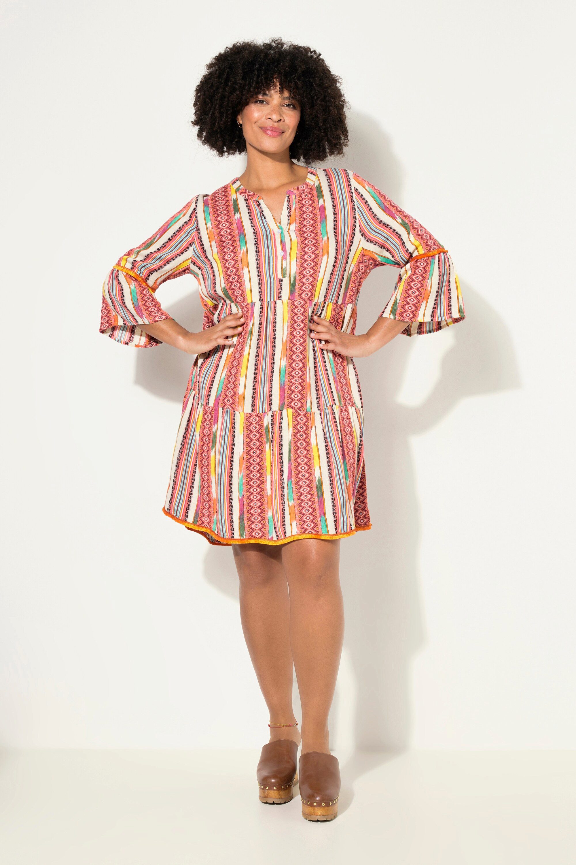 Angel of Style Midikleid Kleid Musterstreifen günstig online kaufen