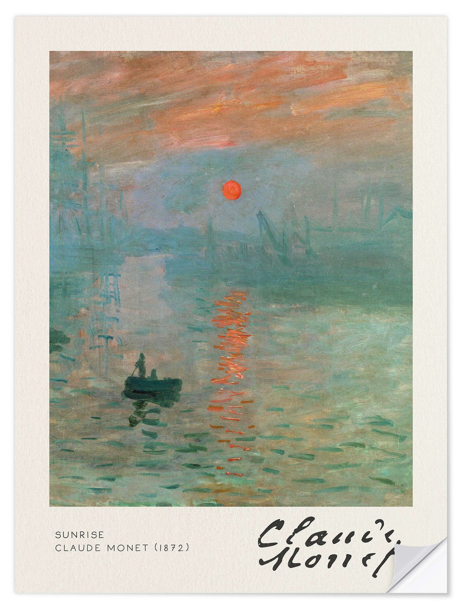 Wandfolie Claude Monet