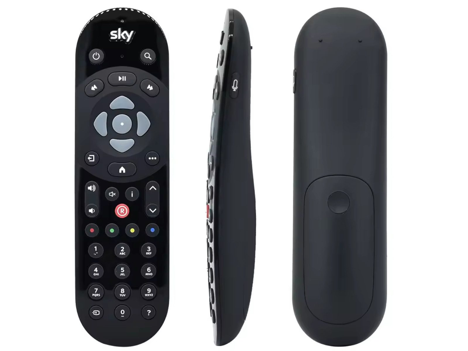 azurano Ersatz für SKY TV Box Fernbedienung (TV Box, universal, Sky Q, Voice remote, 1TB 2TB Mini box, SKY)