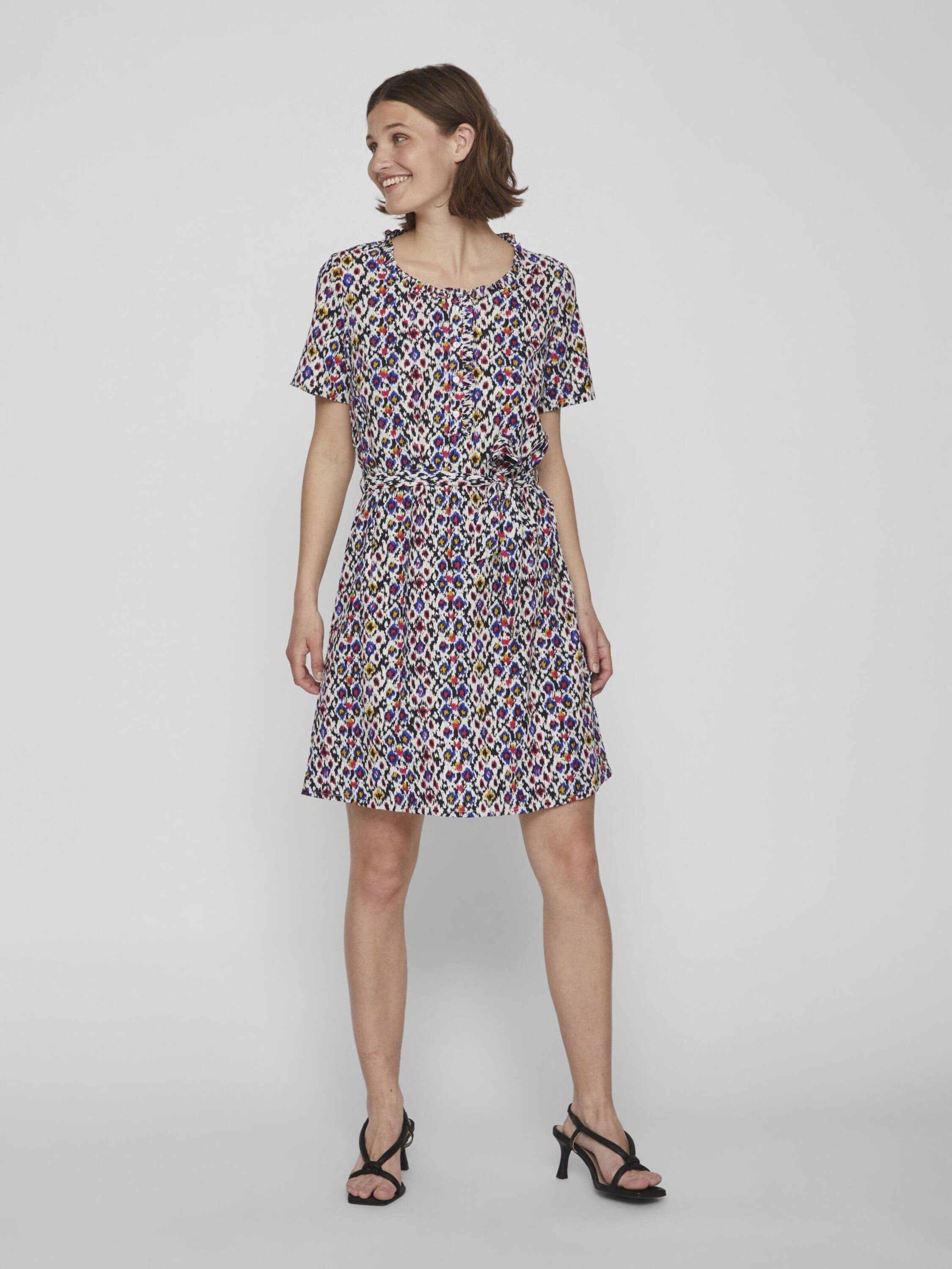 Vila Blusenkleid Sille (1-tlg) Rüschen