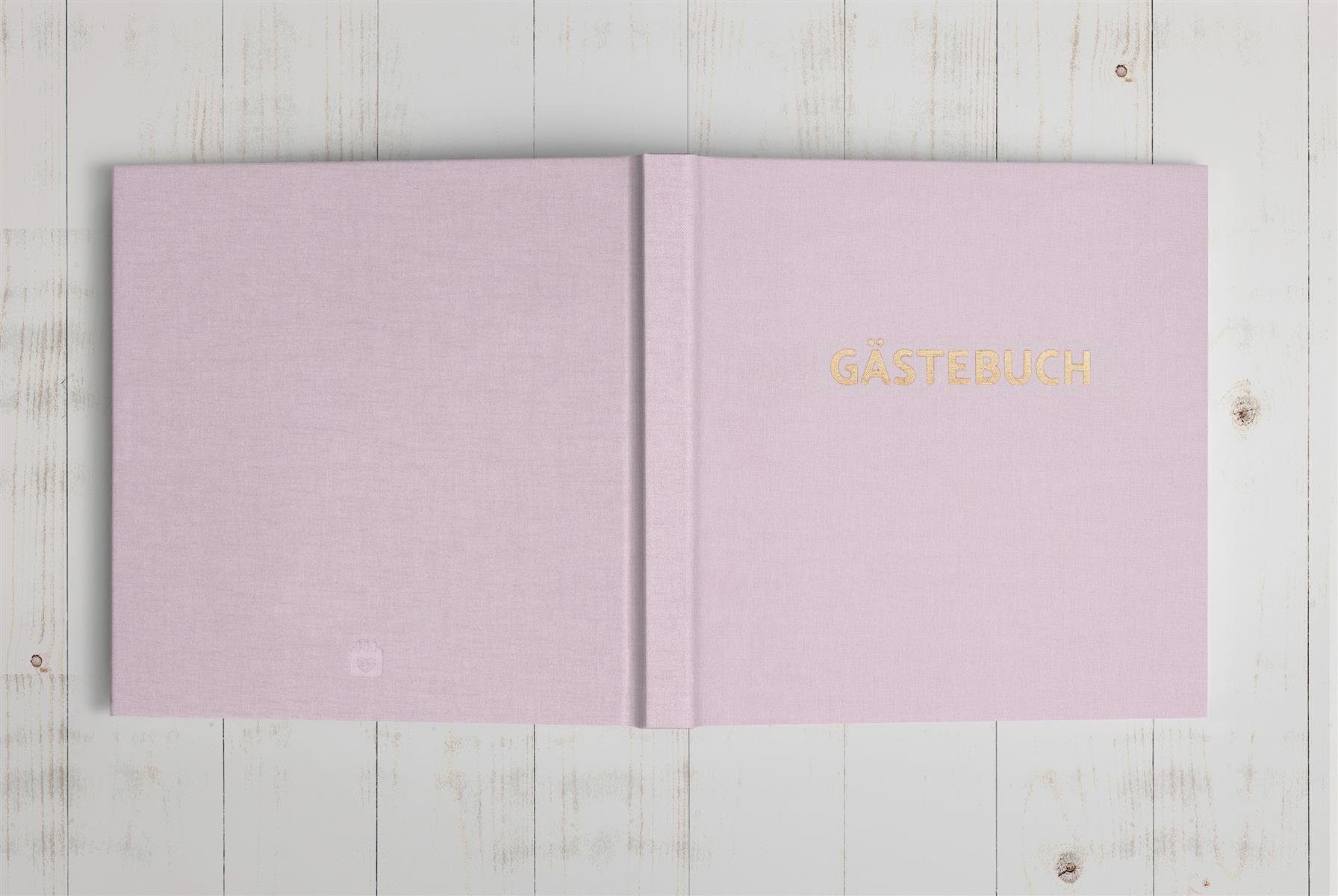 Rosa-Gold eigene Gestaltung, Seiten bigdaygraphix, bigdaygraphix - Deluxe für für Gästebuch Notizbuch leere jeden Anlass