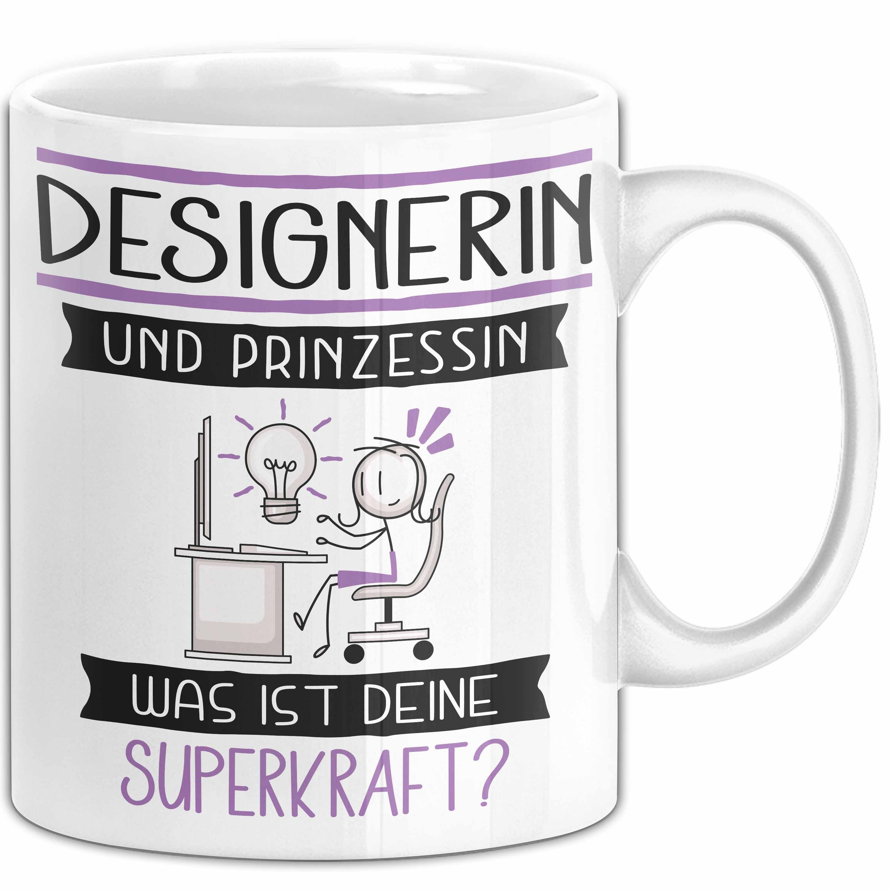 Trendation Tasse Designerin Und Prinzessin Tasse Geschenk Für Eine Designerin Geburts
