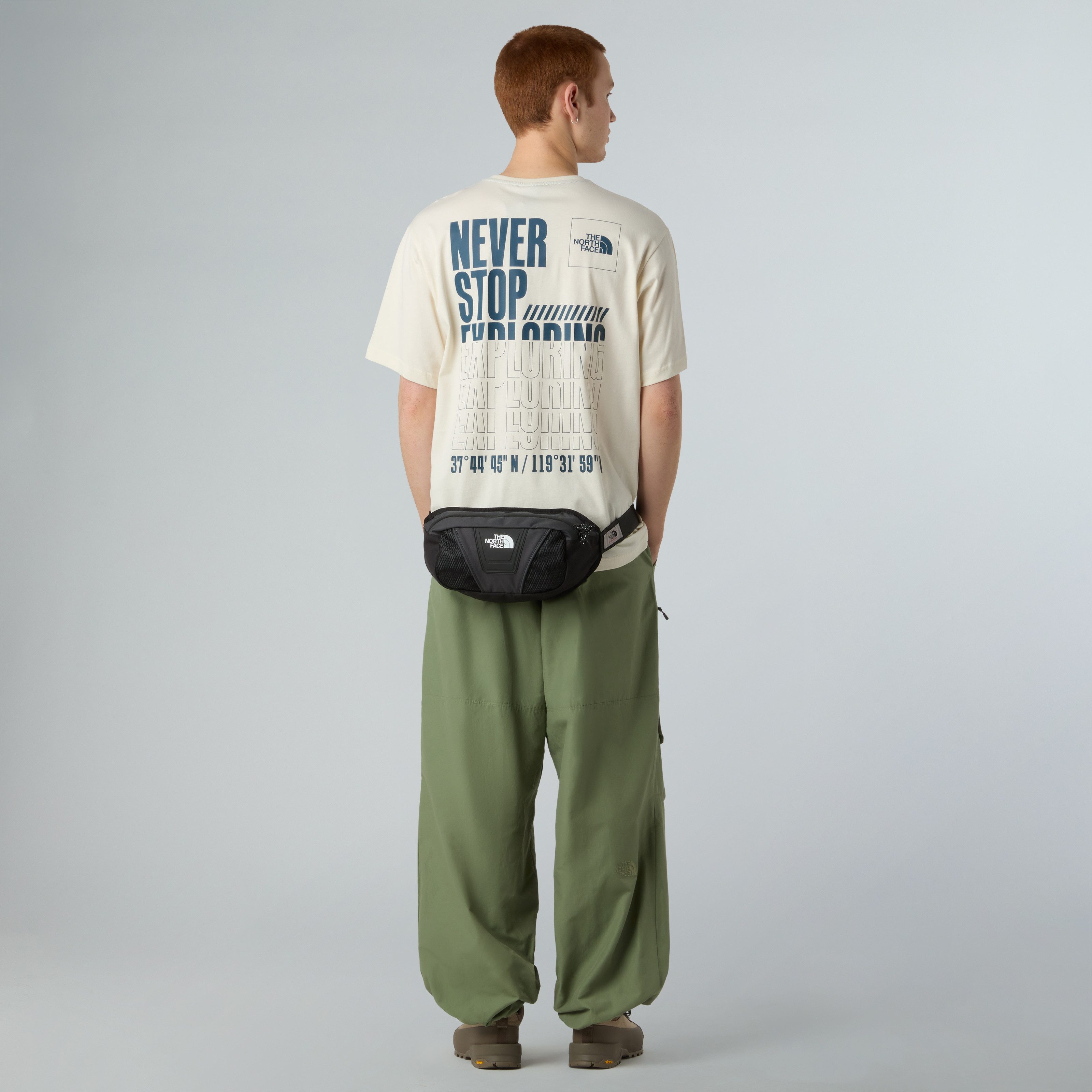 The North Face T-Shirt M COORDINATES TEE S/S mit auffälliger Rücken-Grafik, Kurzarm-Design, aus Baumwolle – Bild 5 von 5