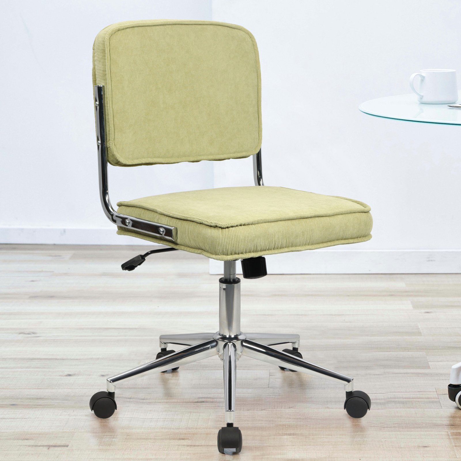 SVITA Schreibtischstuhl LIV, Höhenverstellbar, Bezug aus Cord, Bürostuhl, R günstig online kaufen