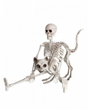 Horror-Shop Dekoobjekt Halloween Skelett 40 cm - Beweglich