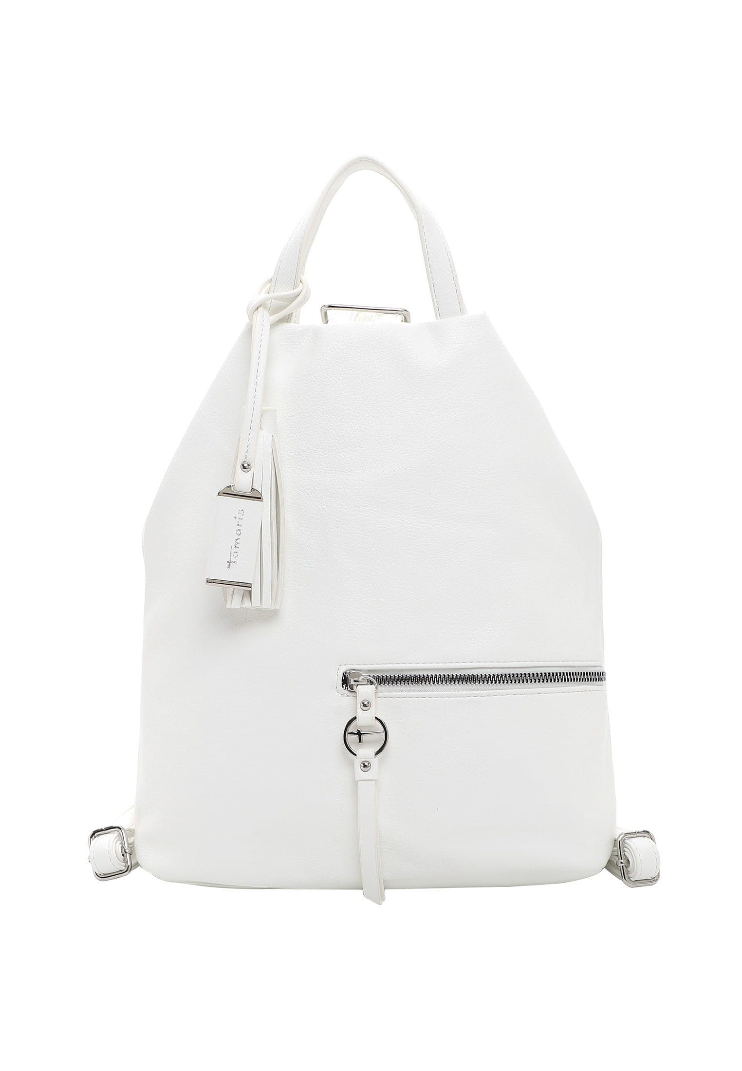 Tamaris Cityrucksack TAS Nele, Logo Anhänger