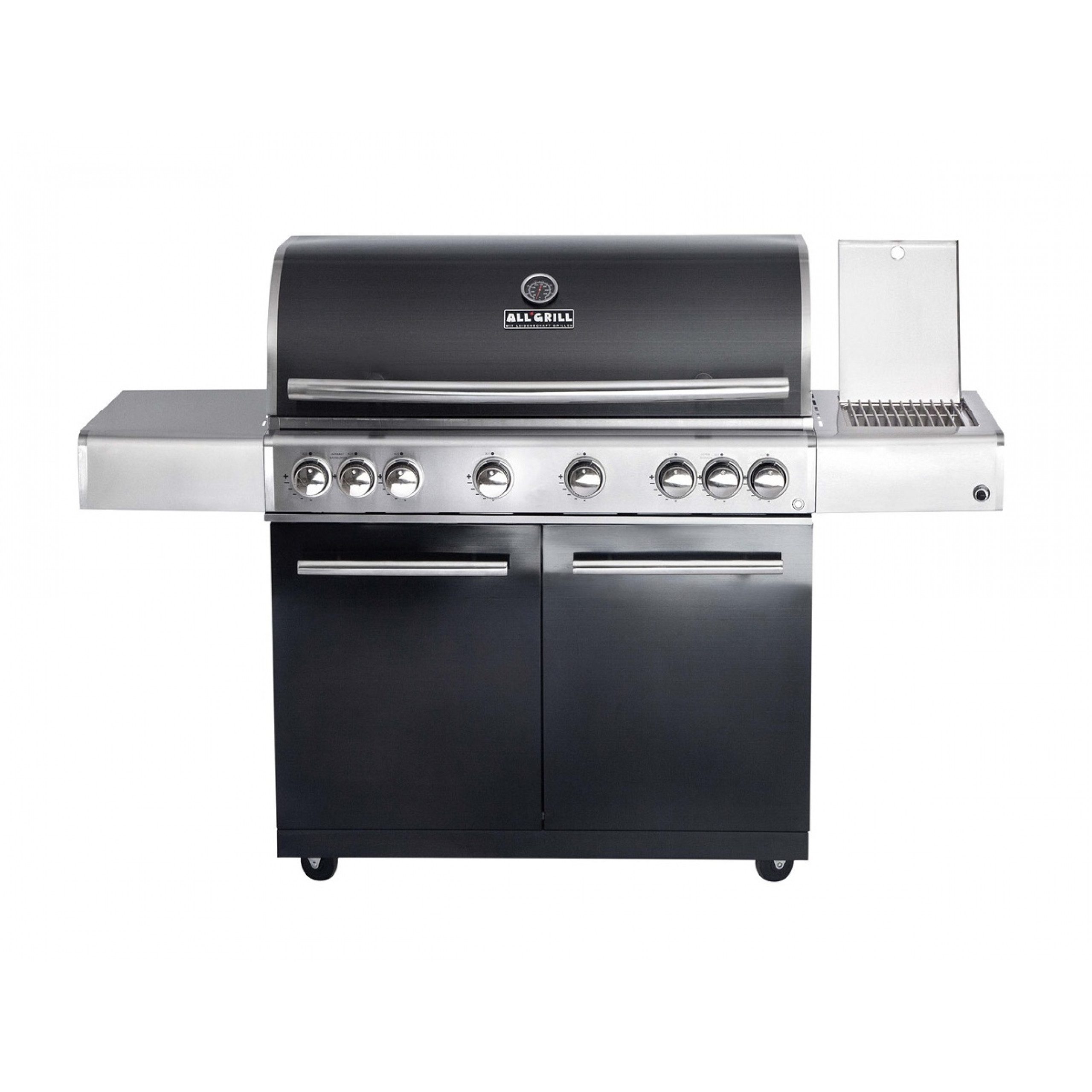 All Grill Gasgrill ALLGRILL Gasgrill CHEF XL BLACK Modular Grundmodell 6 Brenner