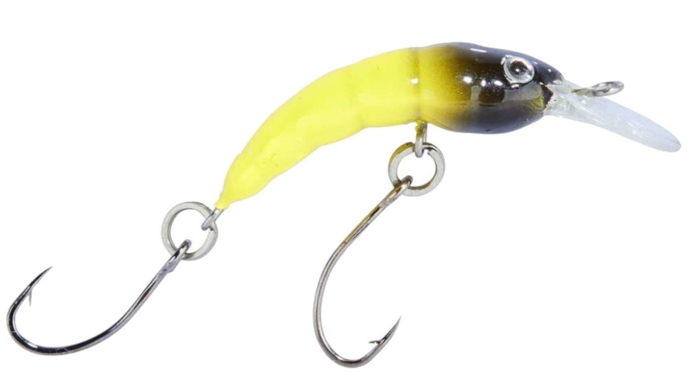Kunstköder Balzer Trout Attack Forellenwobbler Hectic Maggot 3cm 1,3g sinkend