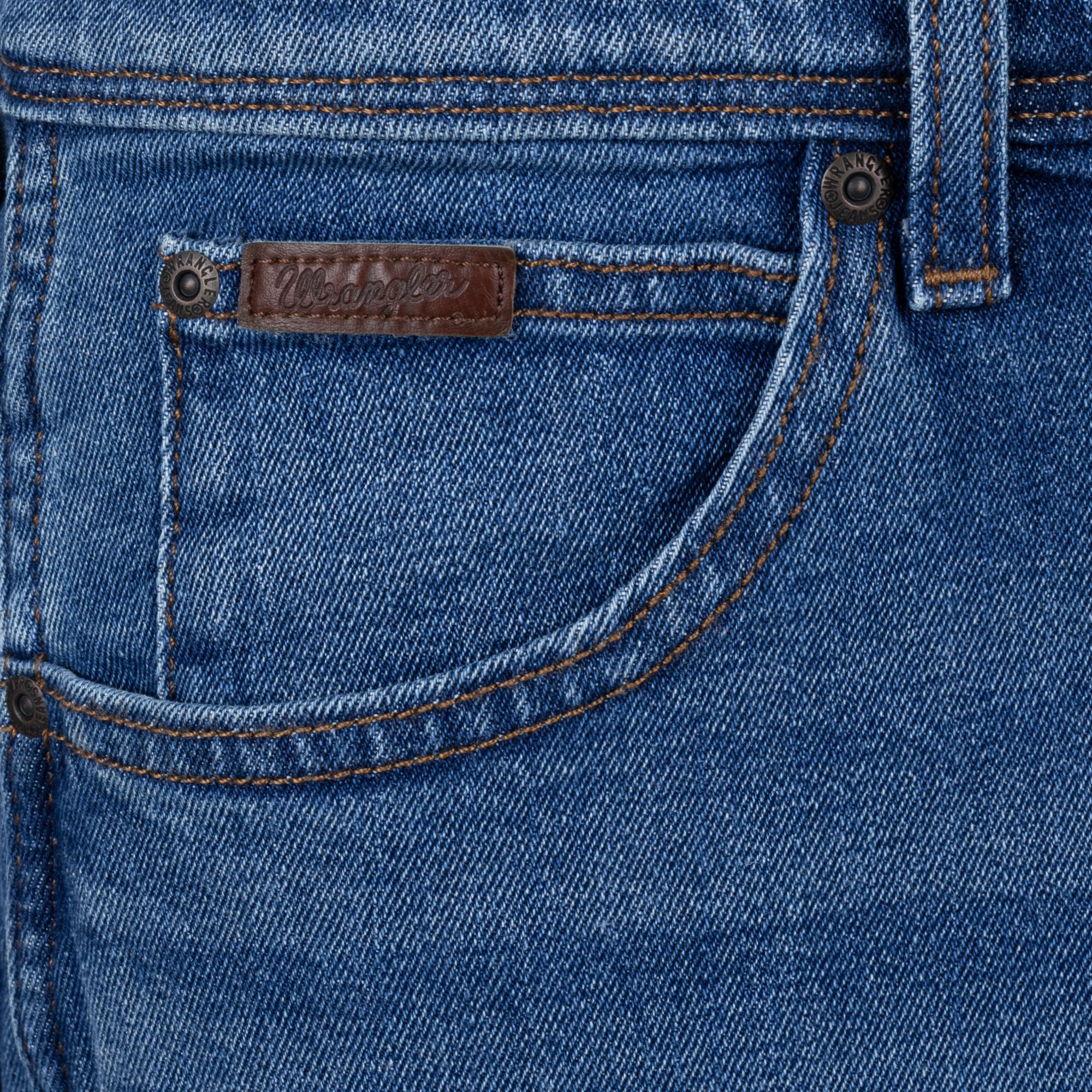 Wrangler Straight-Jeans Texas Authentic Straight Herren-Strechjeans 5-Pocket-Style – Bild 5 von 5