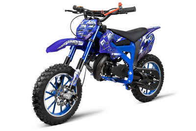 Nitro Motors Dirt-Bike »Dirtbike Flash 49cc 10" Crossbike Pocket Minicross Pocketbike«, 1 Gang, Automatikschaltung