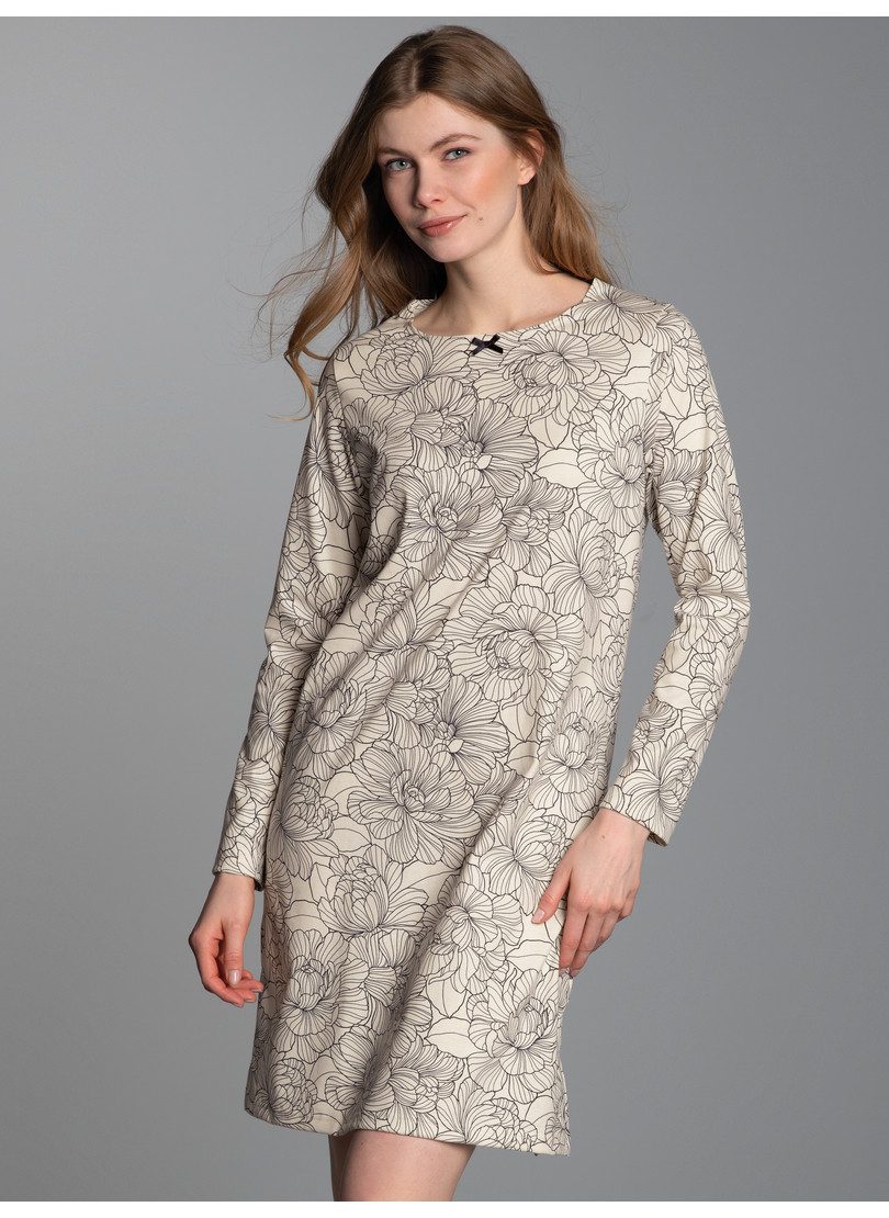 Trigema Nachthemd TRIGEMA Nachthemd mit floralem Allover-Print (1-tlg) günstig online kaufen