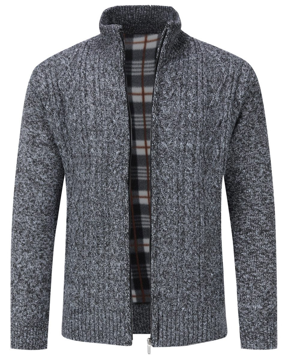 Allthemen Cardigan mit Stehkragen Herren warme günstig online kaufen