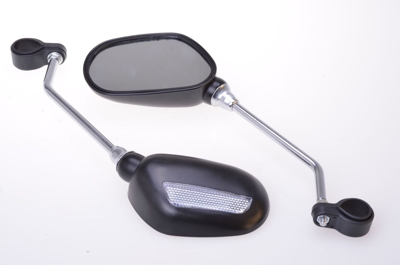 Gravidus Fahrradreflektor 2er Fahrradspiegel Lenkerspiegel mit Reflektor