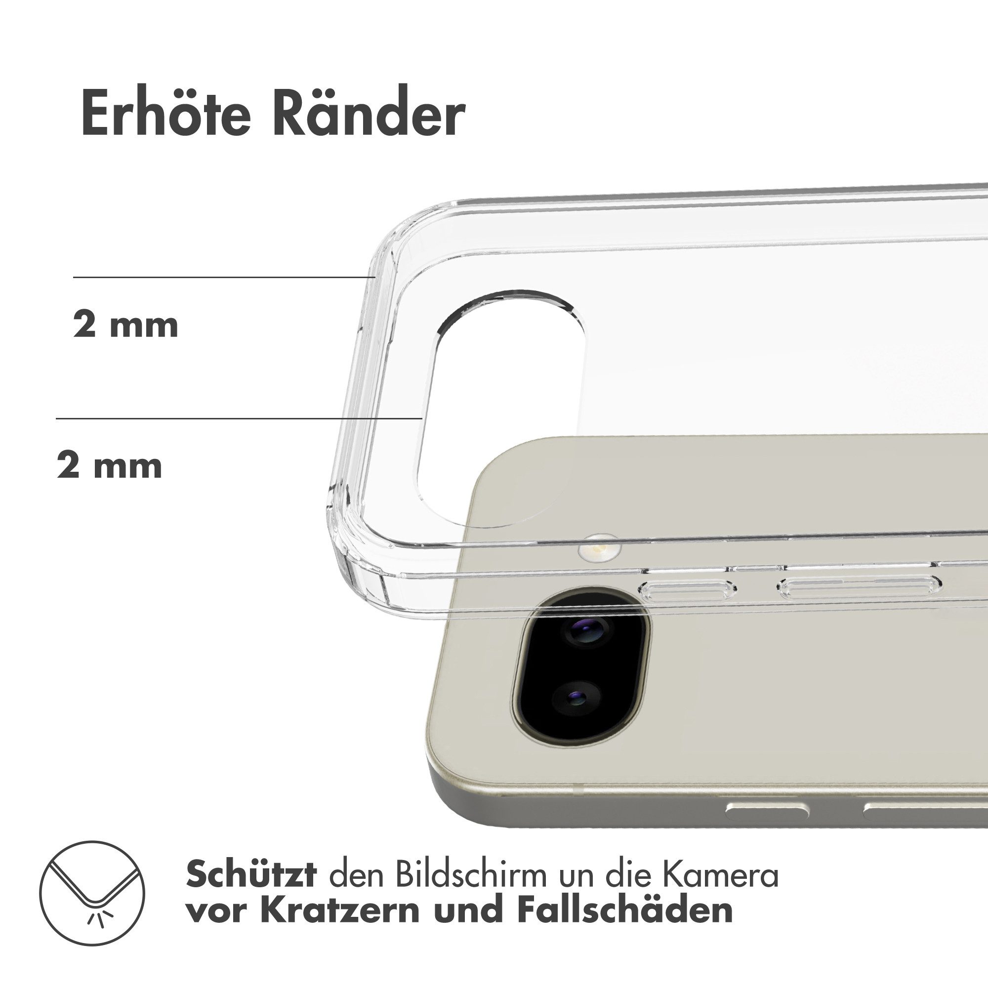 Accezz Backcover Accezz Xtreme Impact Case Google Pixel 10a - Transparent