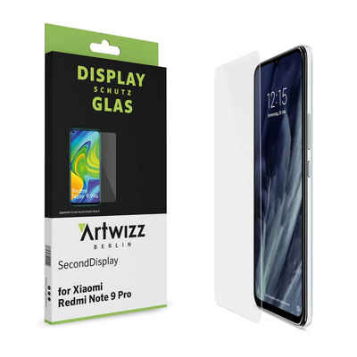 Artwizz SecondDisplay, Displayschutz aus Sicherheitsglas, Hüllenfreundlich für Xiaomi Redmi Note 9 Pro, Displayschutzglas, Hartglas
