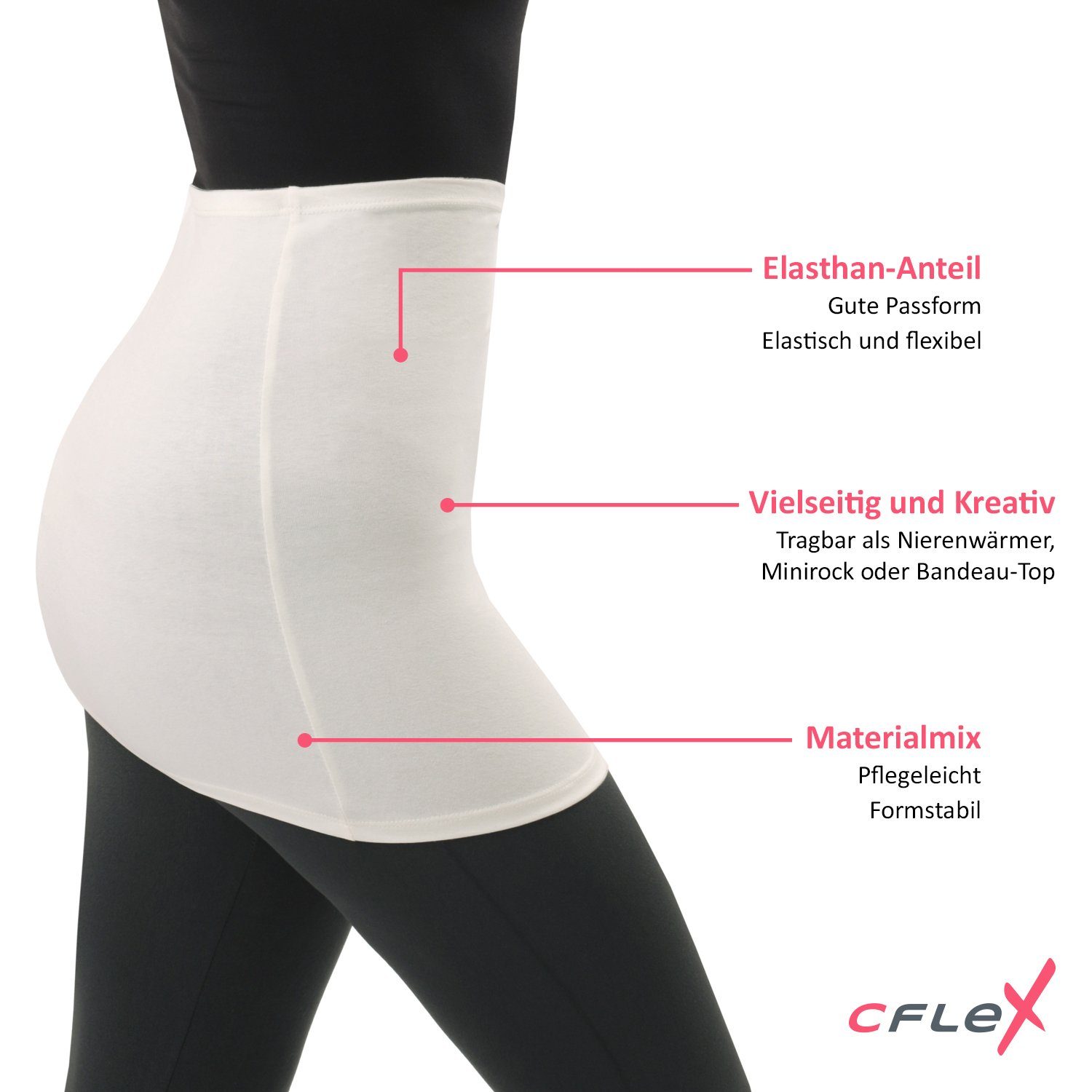 CFLEX Bandeautop Variotube Damen Tube-Oberteil, Shirtverlängerung & Miniroc günstig online kaufen