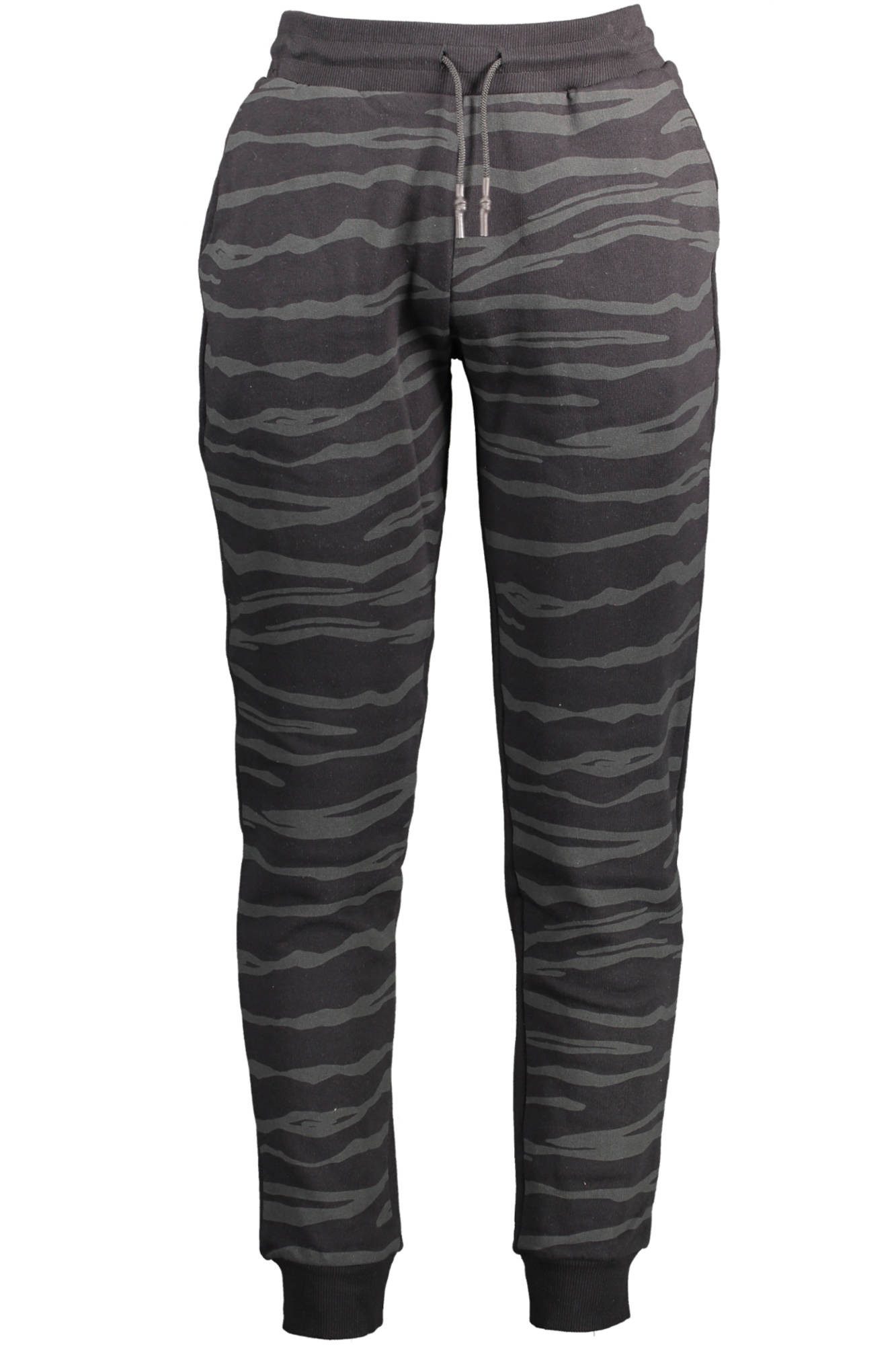 Cavalli Class 5-Pocket-Hose Schwarze Herren-Sporthose mit Kontrastdetails und elastischem Bund. € 87,99